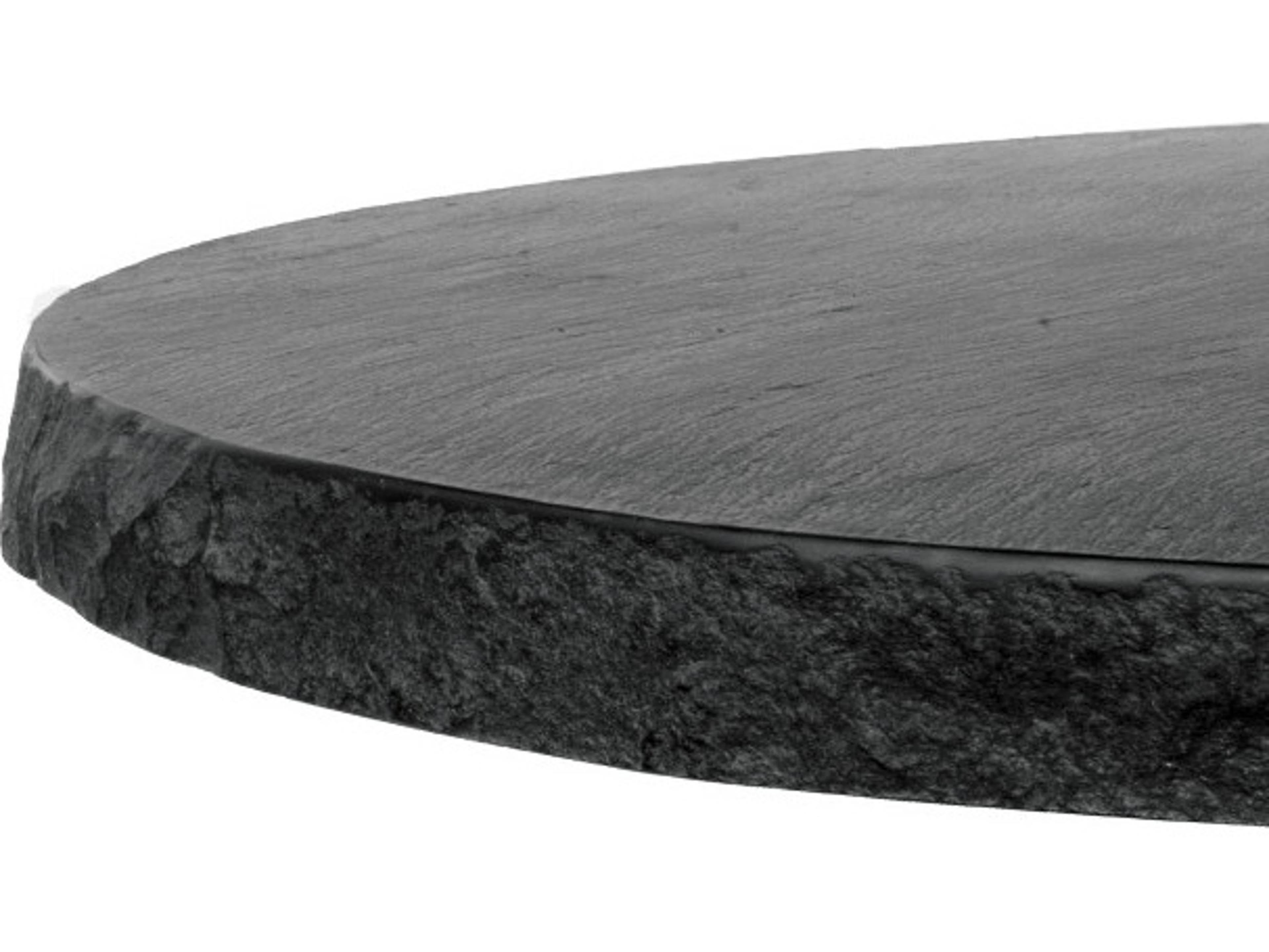 Homecrest Slate Faux Stone Round Table Top with Umbrella Hole