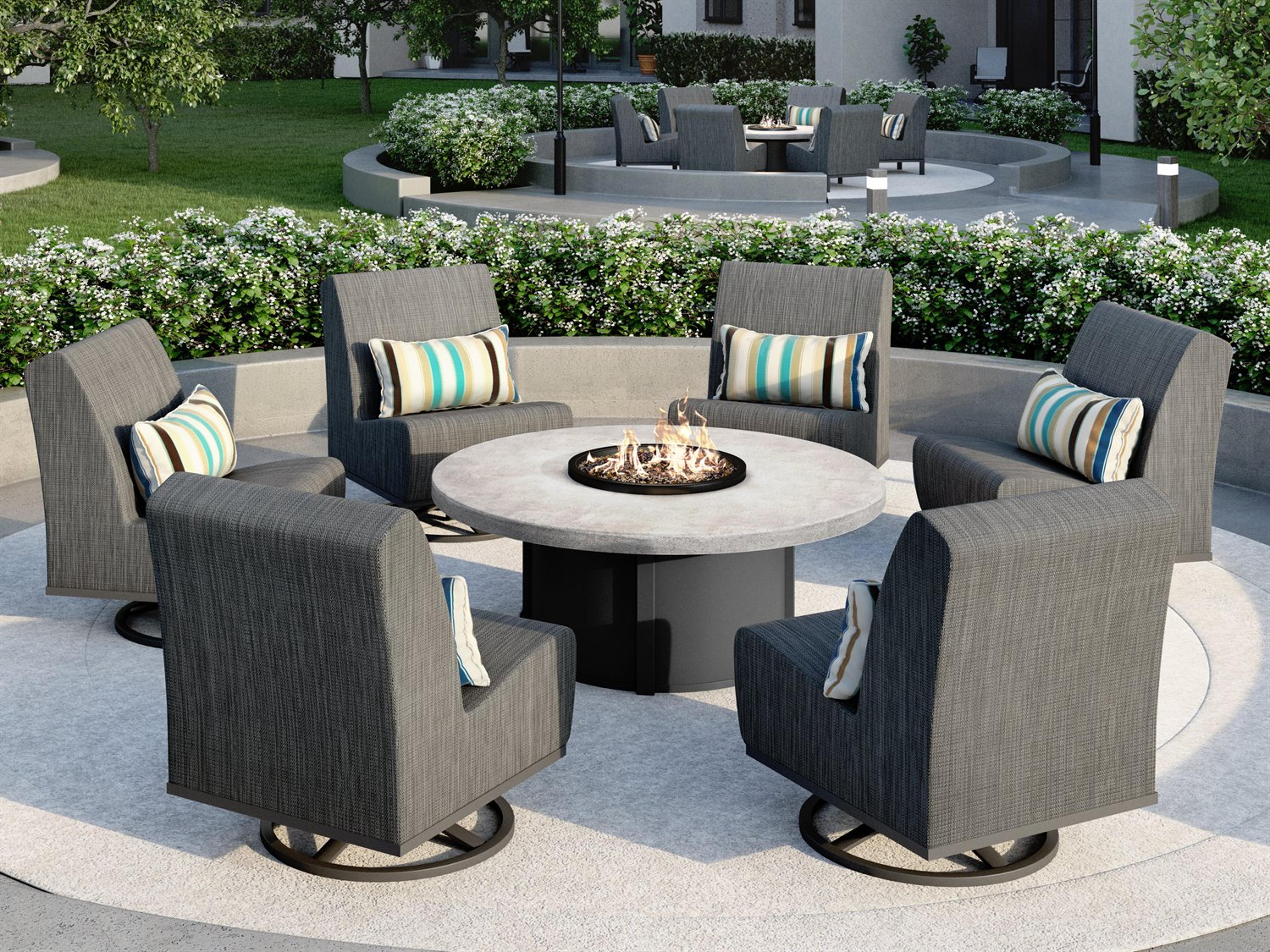 Homecrest Edge Air Firepit Lounge Set