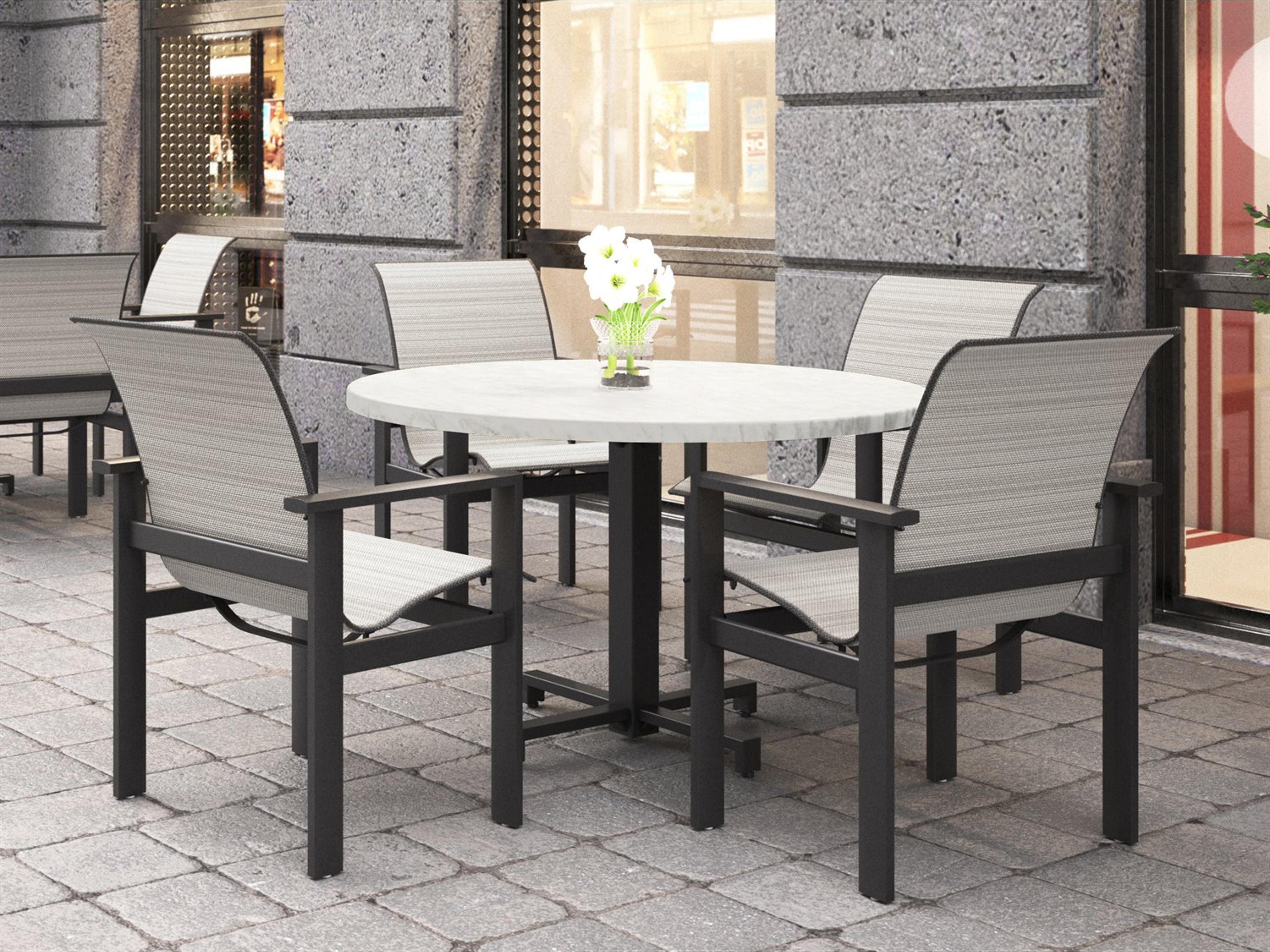 Elements Sling Aluminum Dining Set