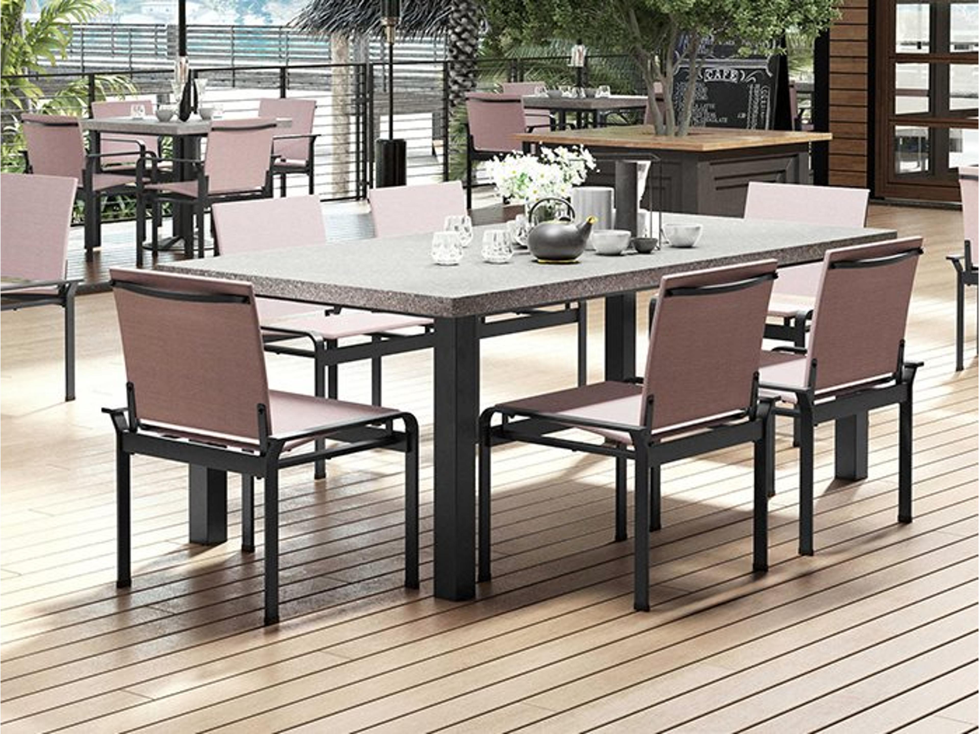 Elevate Sling Aluminum Patio Dining Set