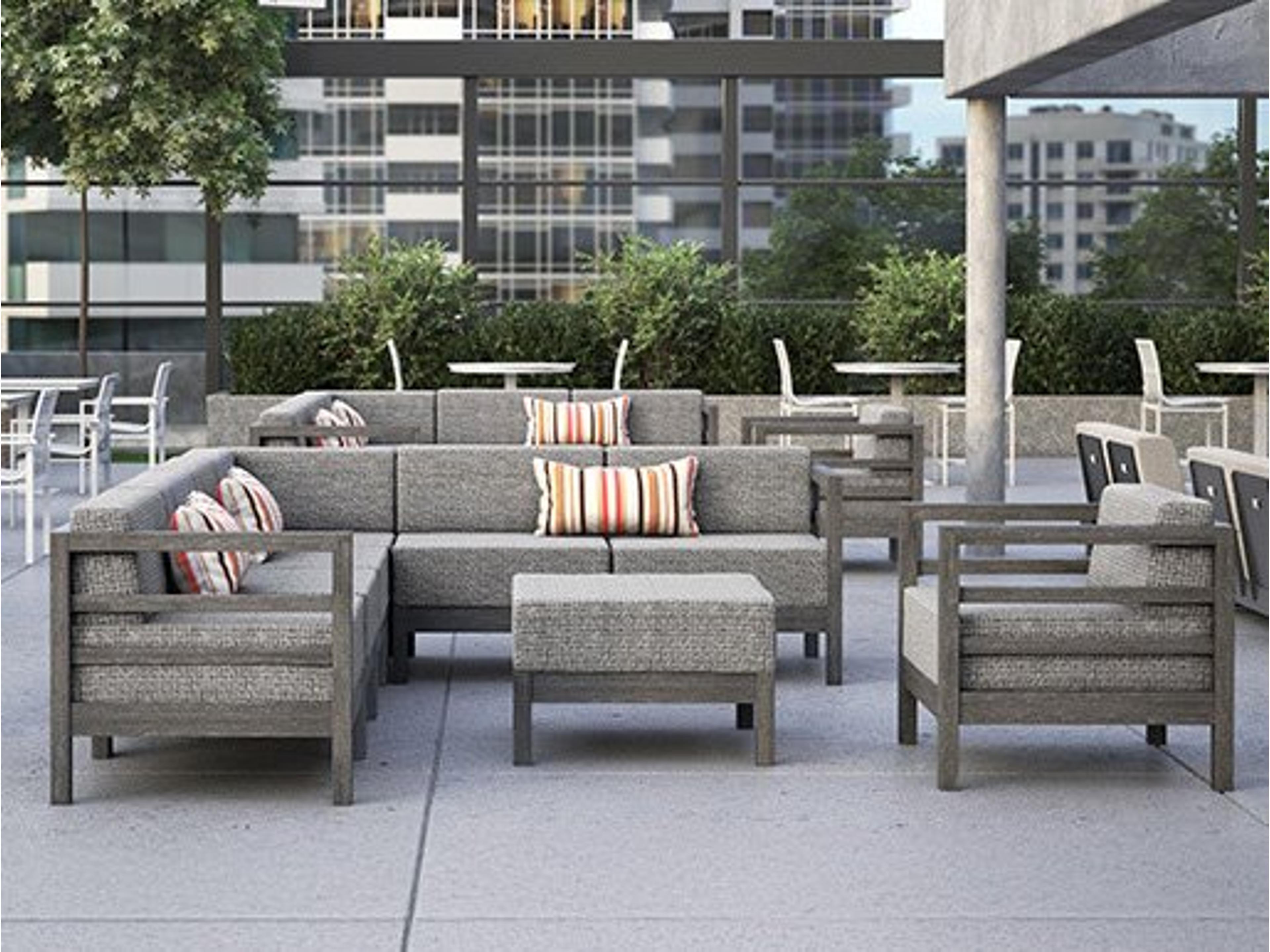 Homecrest Willow Cushion Sectional Lounge Set