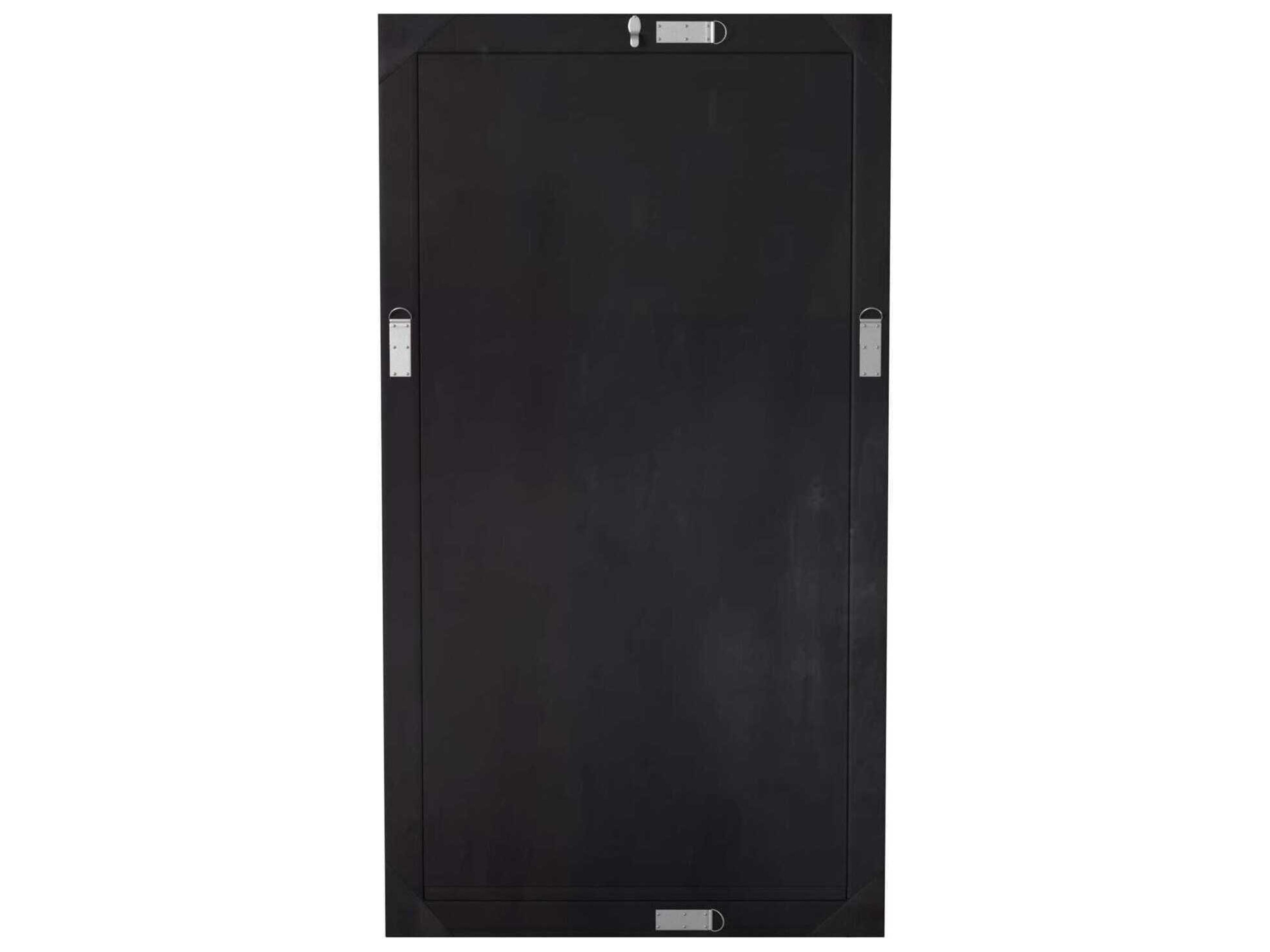 Howard Elliott Omni Silver Rectangular Wall Mirror