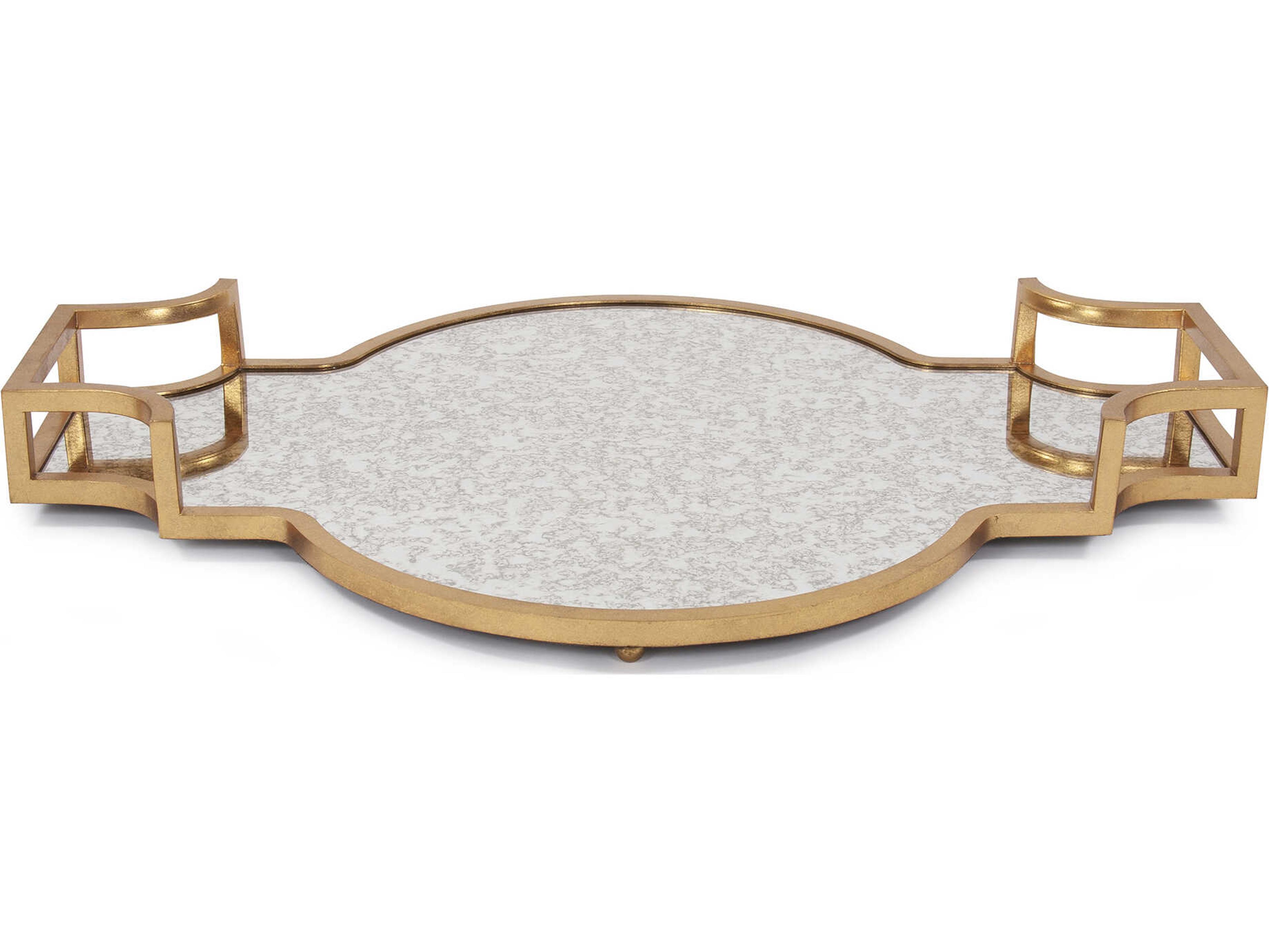 Howard Elliott High Society Antique Gold Serving Tray