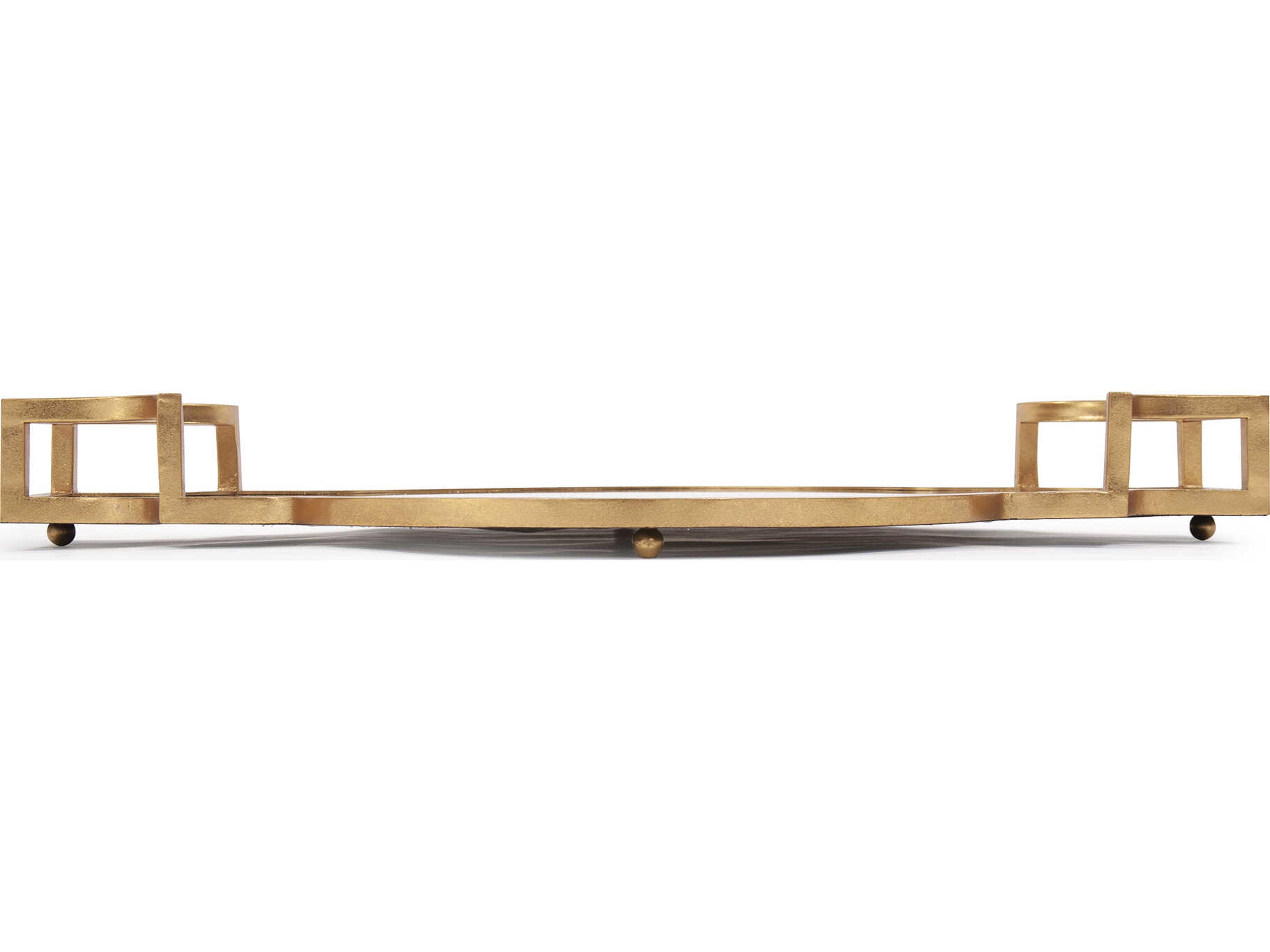 Howard Elliott High Society Antique Gold Serving Tray