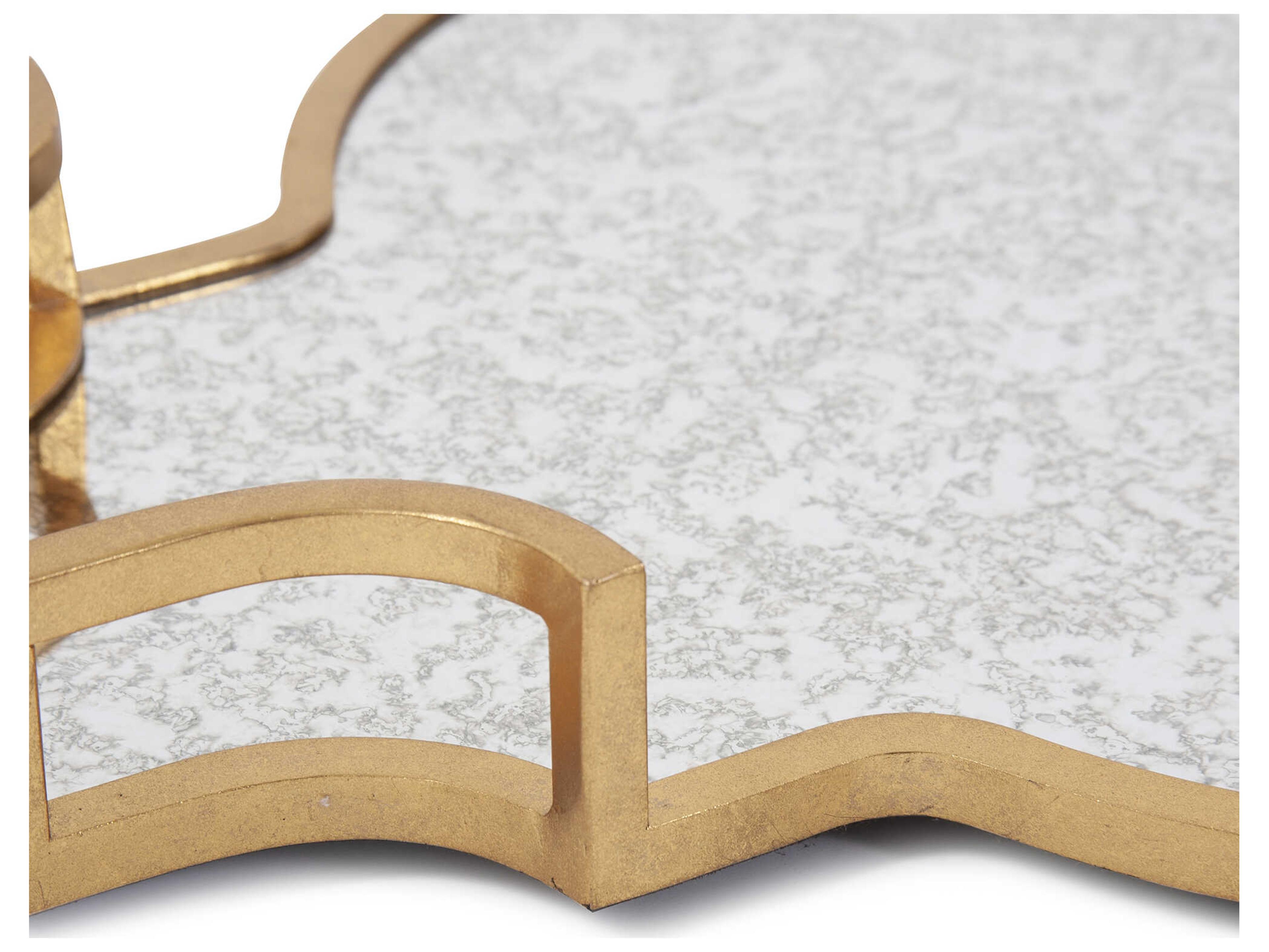 Howard Elliott High Society Antique Gold Serving Tray