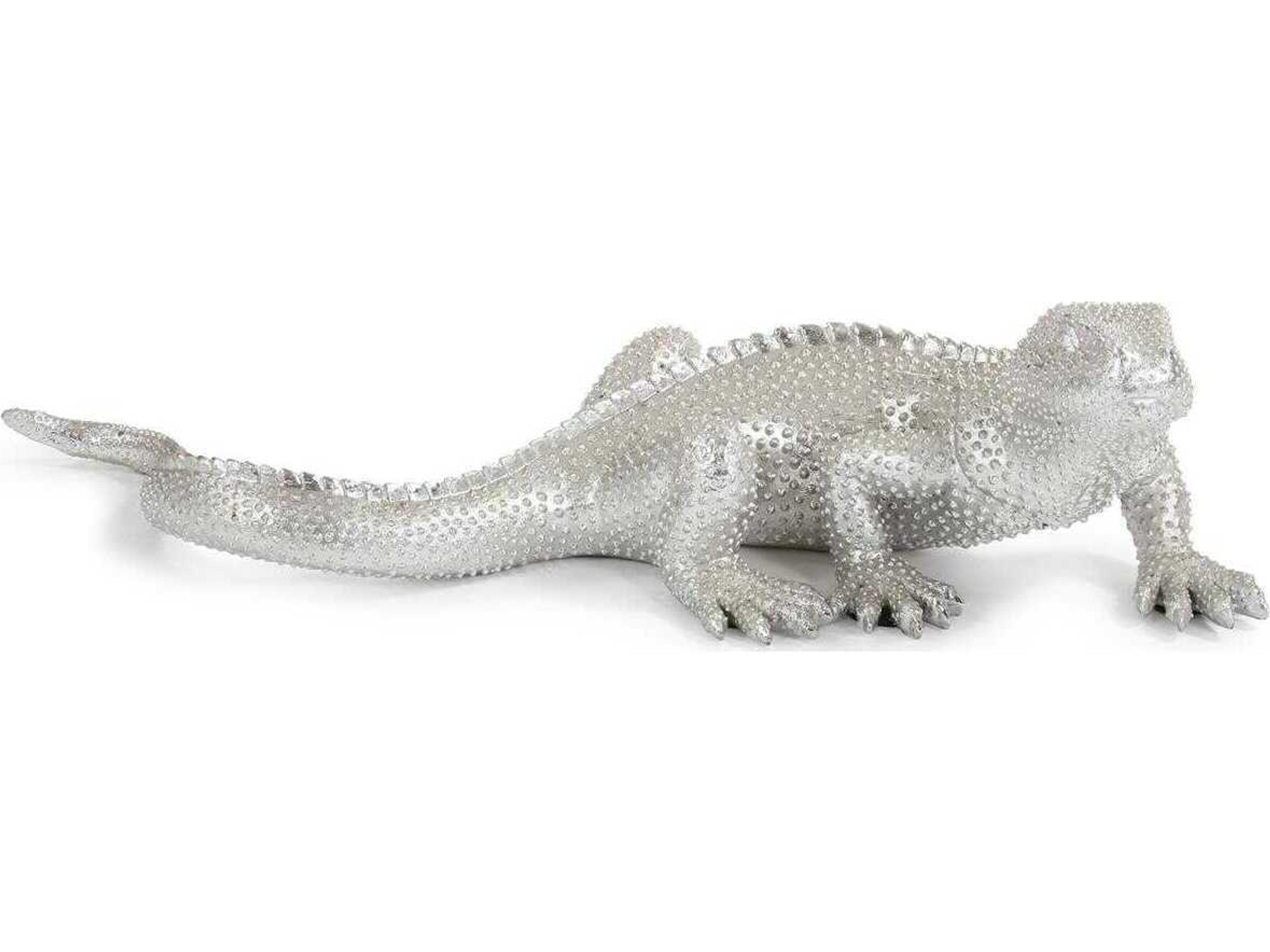 Howard Elliott Bright Nickel Plated Lizard