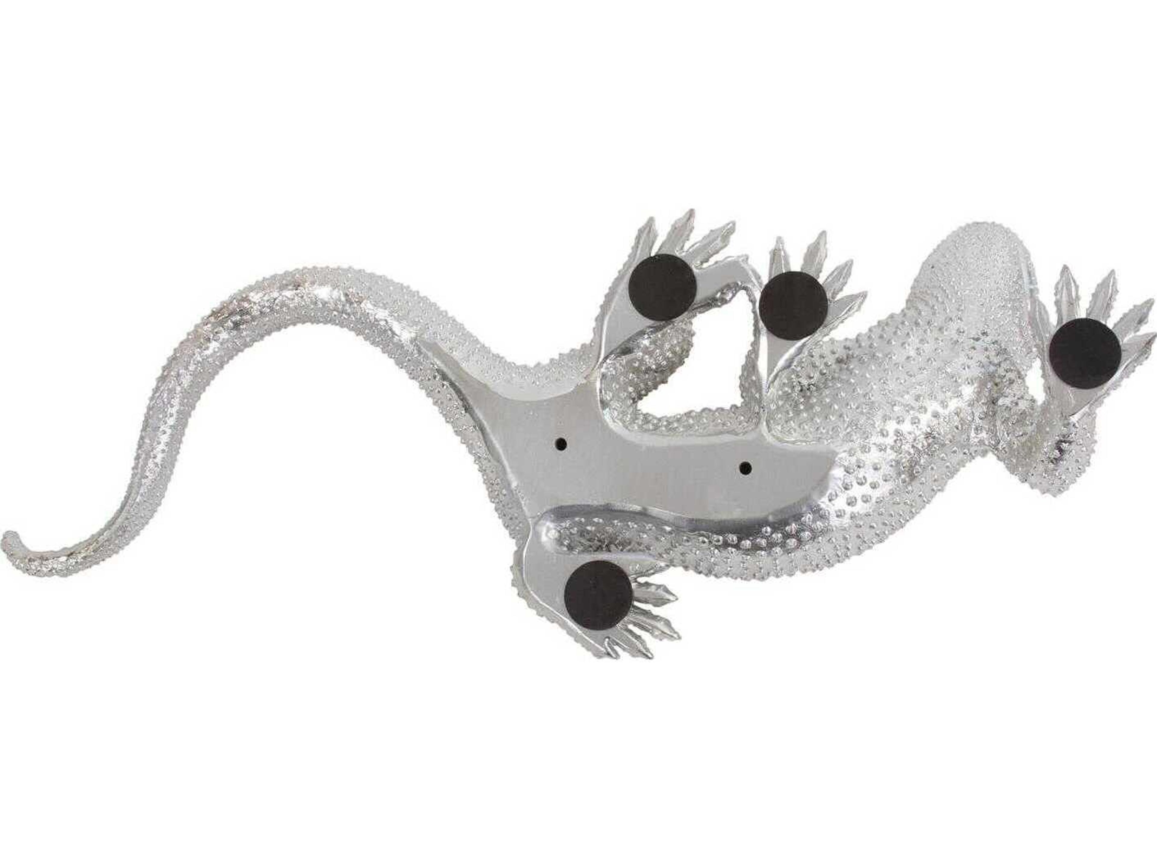 Howard Elliott Bright Nickel Plated Lizard