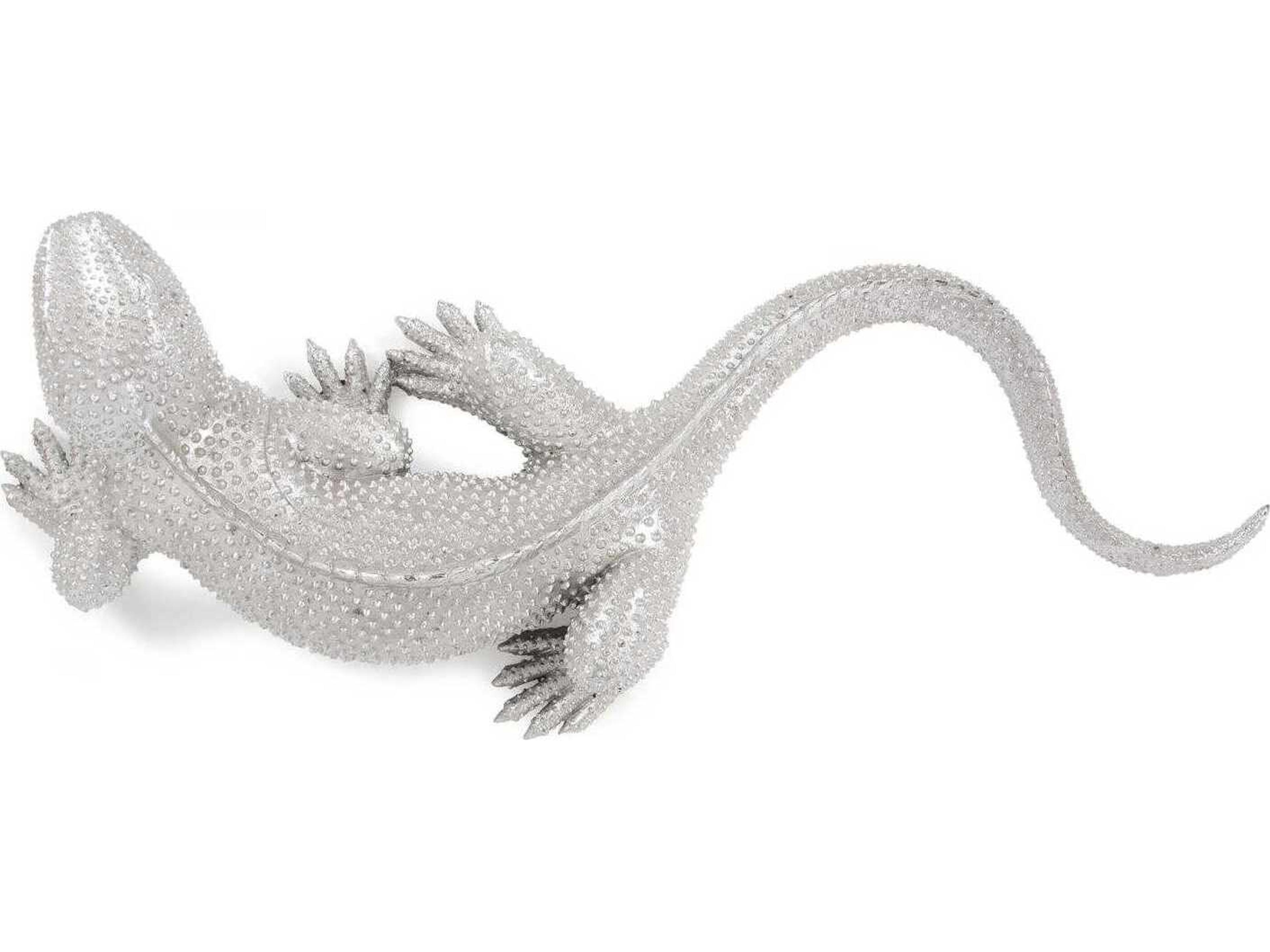 Howard Elliott Bright Nickel Plated Lizard