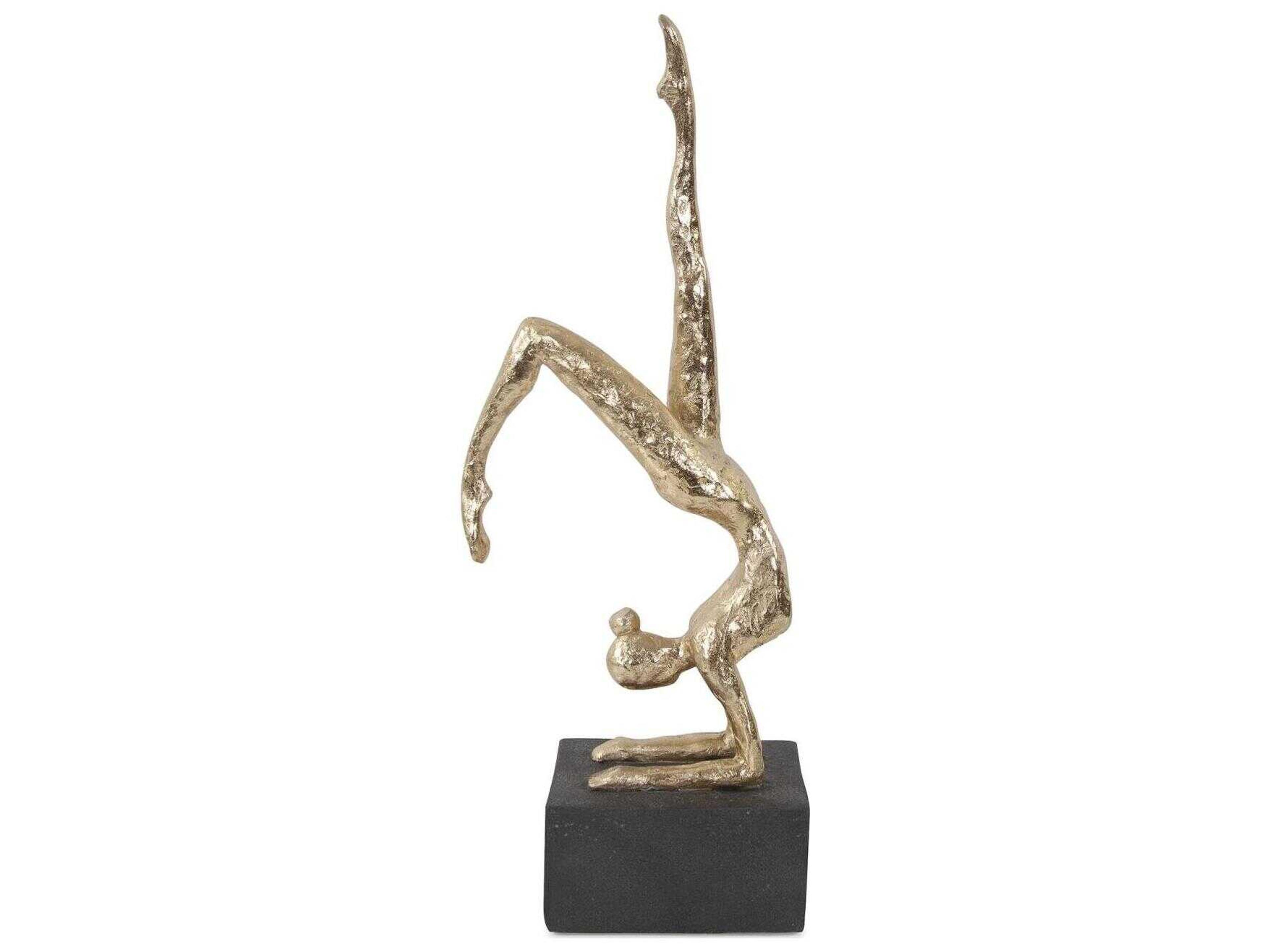 Howard Elliott Gold Cement Scorpion Pose Sculpture