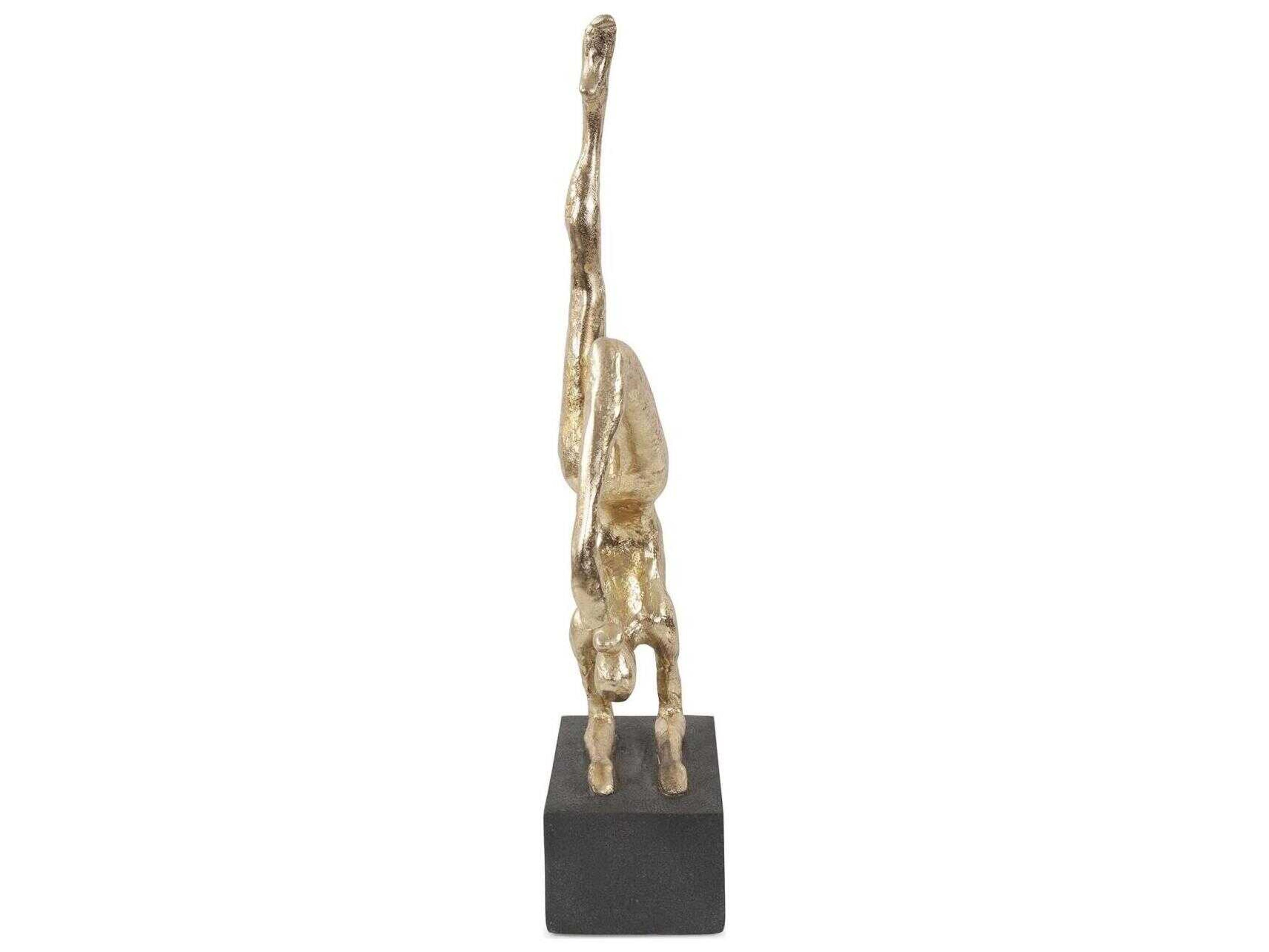 Howard Elliott Gold Cement Scorpion Pose Sculpture