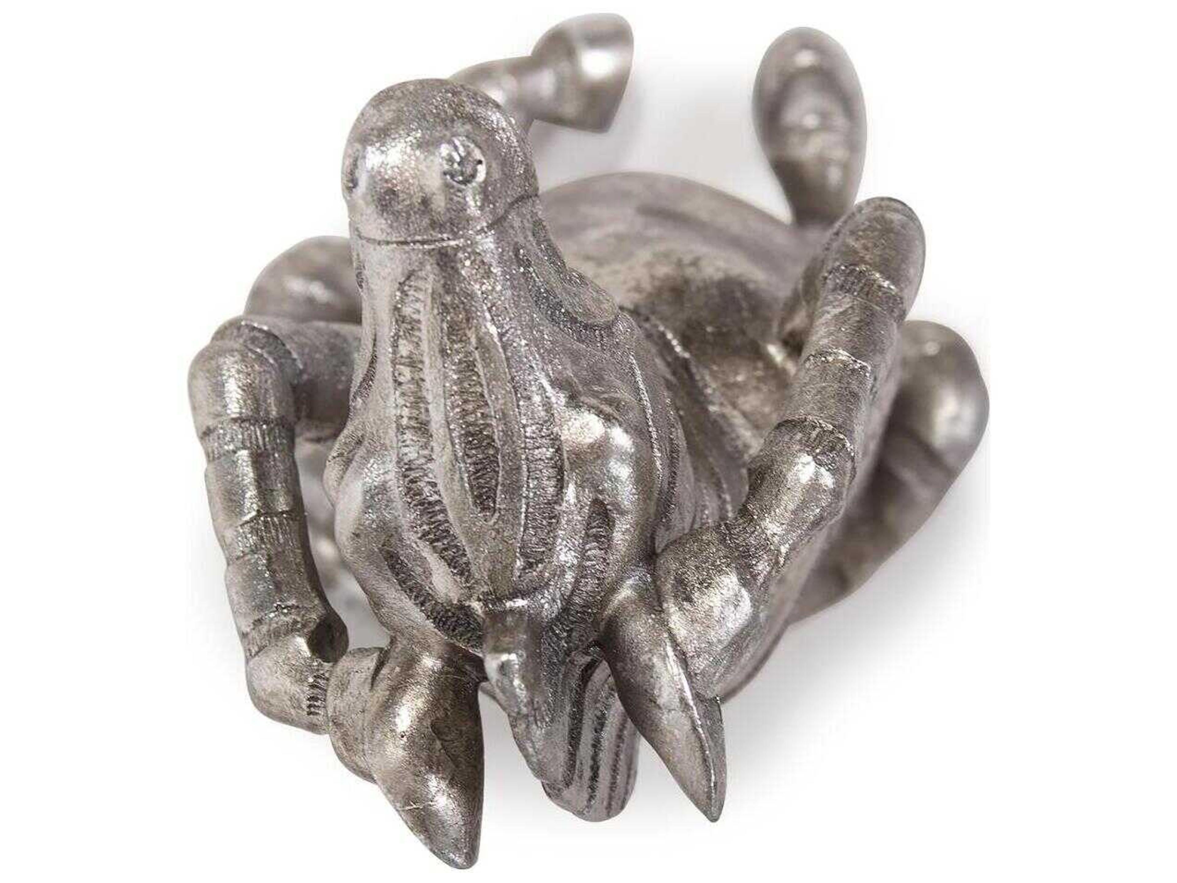 Howard Elliott Antiqued Silver Zuri the Zebra (Hear No Evil) Sculpture