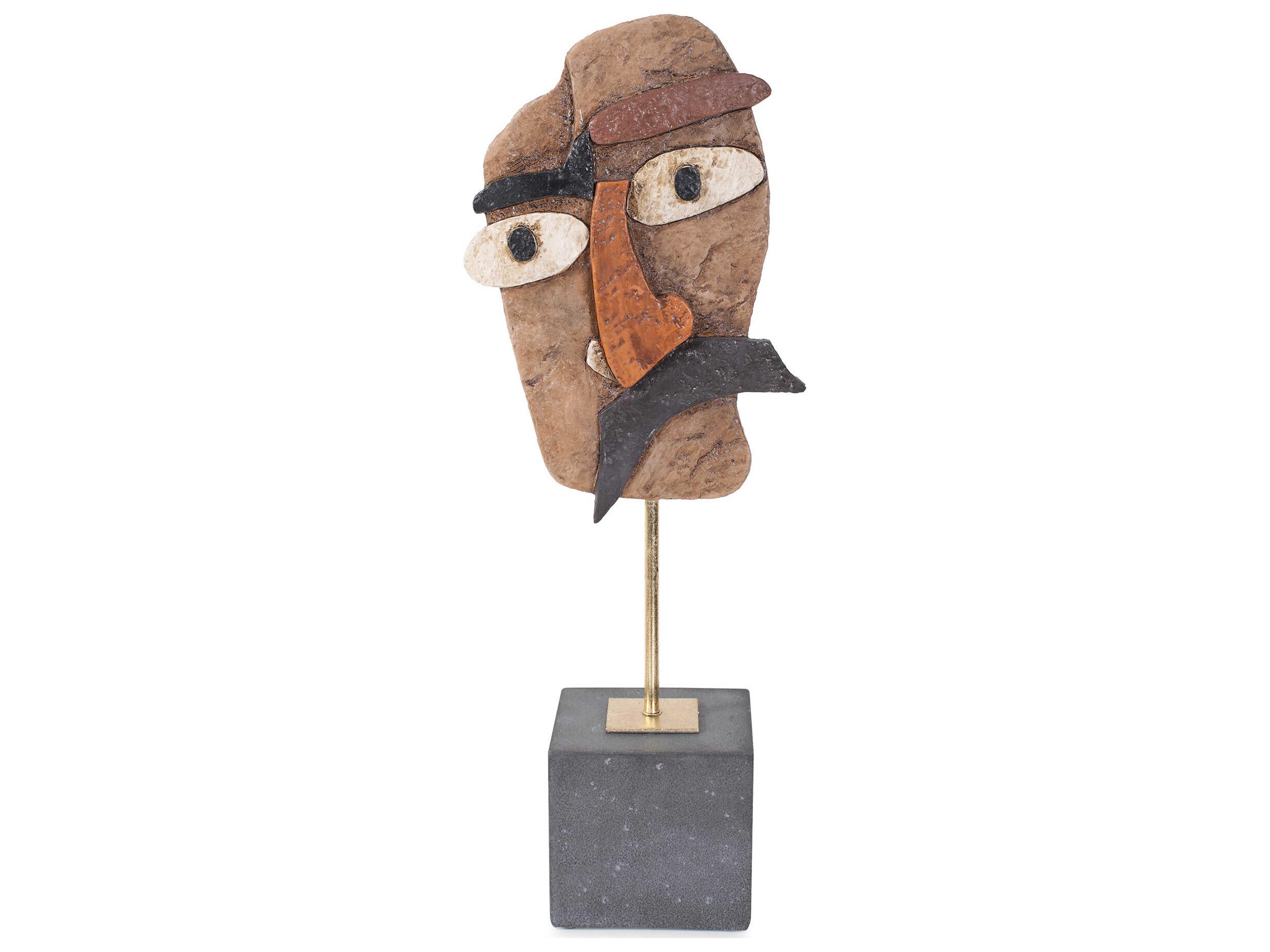 Howard Elliott Brown Gray Gold Archibald Sculpture