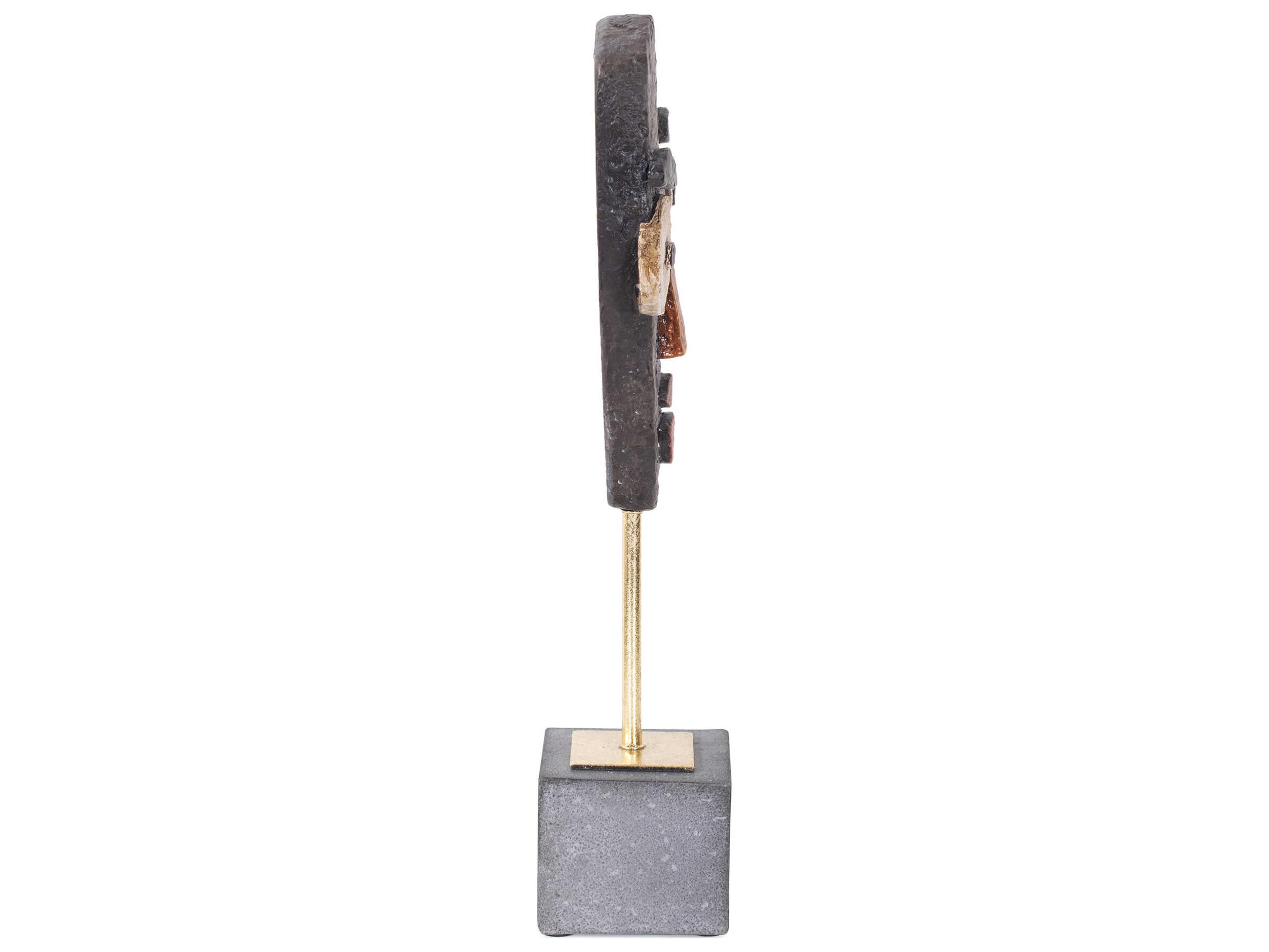 Howard Elliott Black Gray Gold Edgar Sculpture