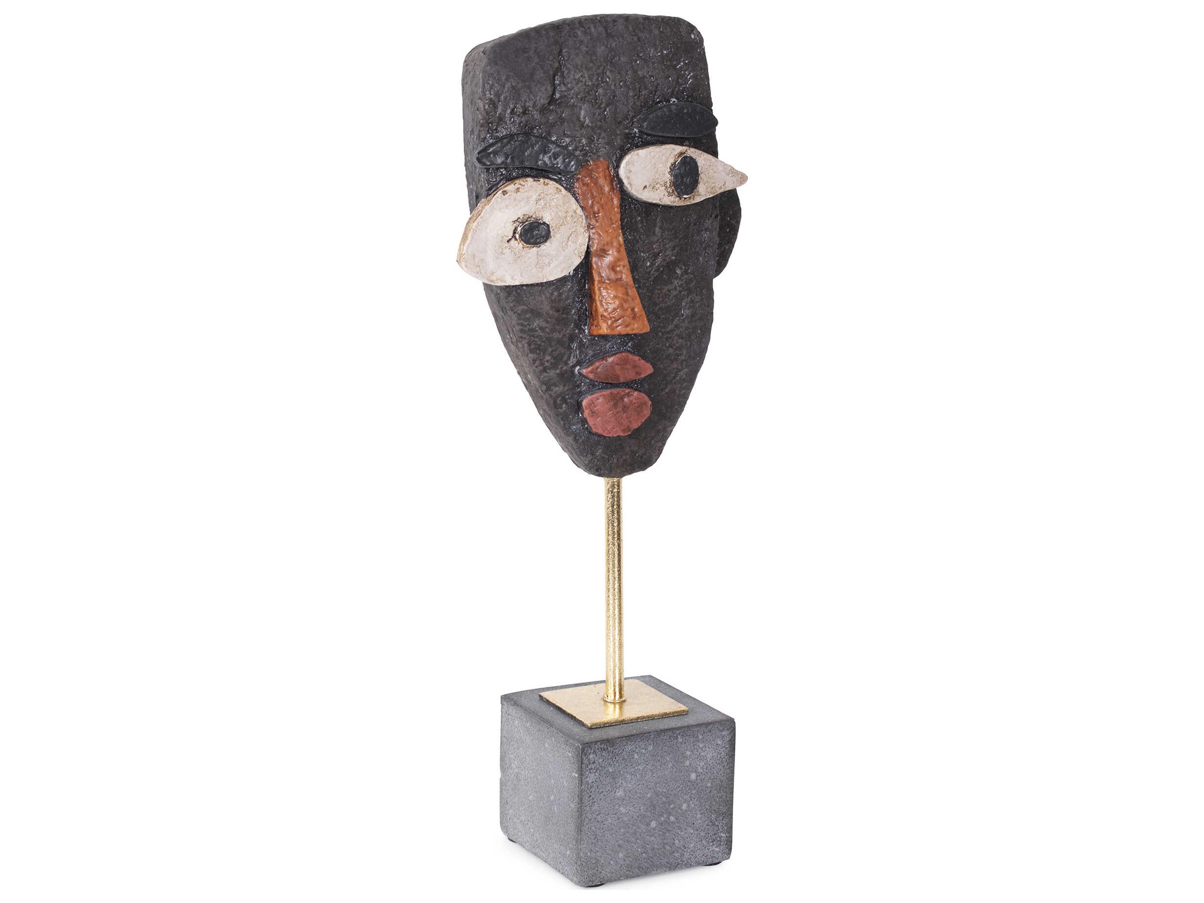 Howard Elliott Black Gray Gold Edgar Sculpture