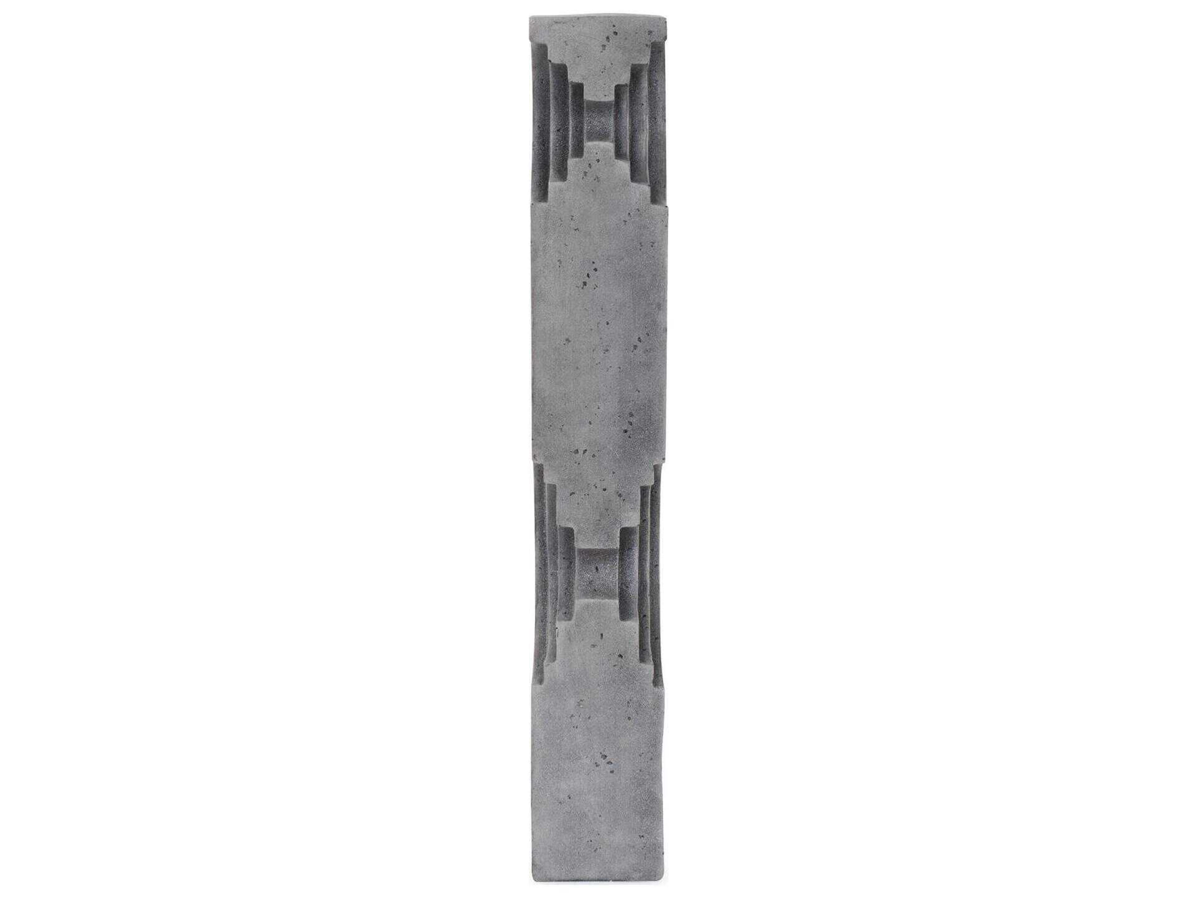 Howard Elliott Cement Gray Elswit Tower Sculpture