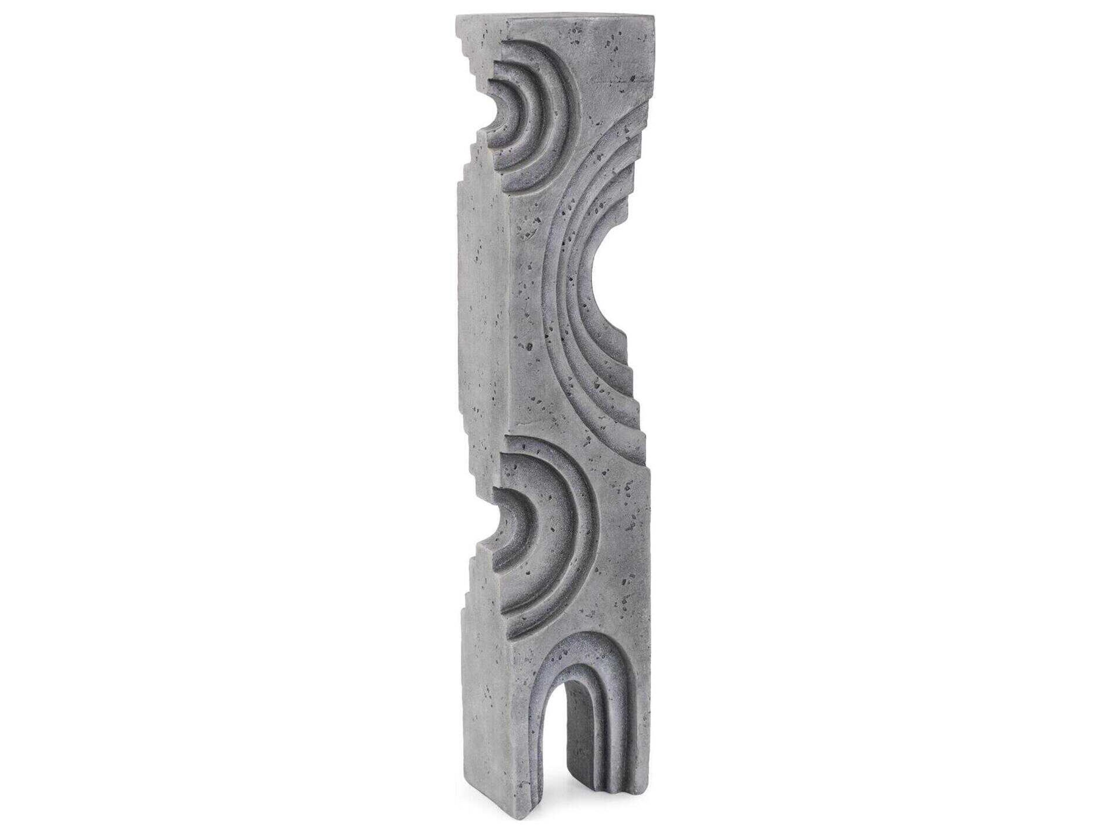 Howard Elliott Cement Gray Elswit Tower Sculpture