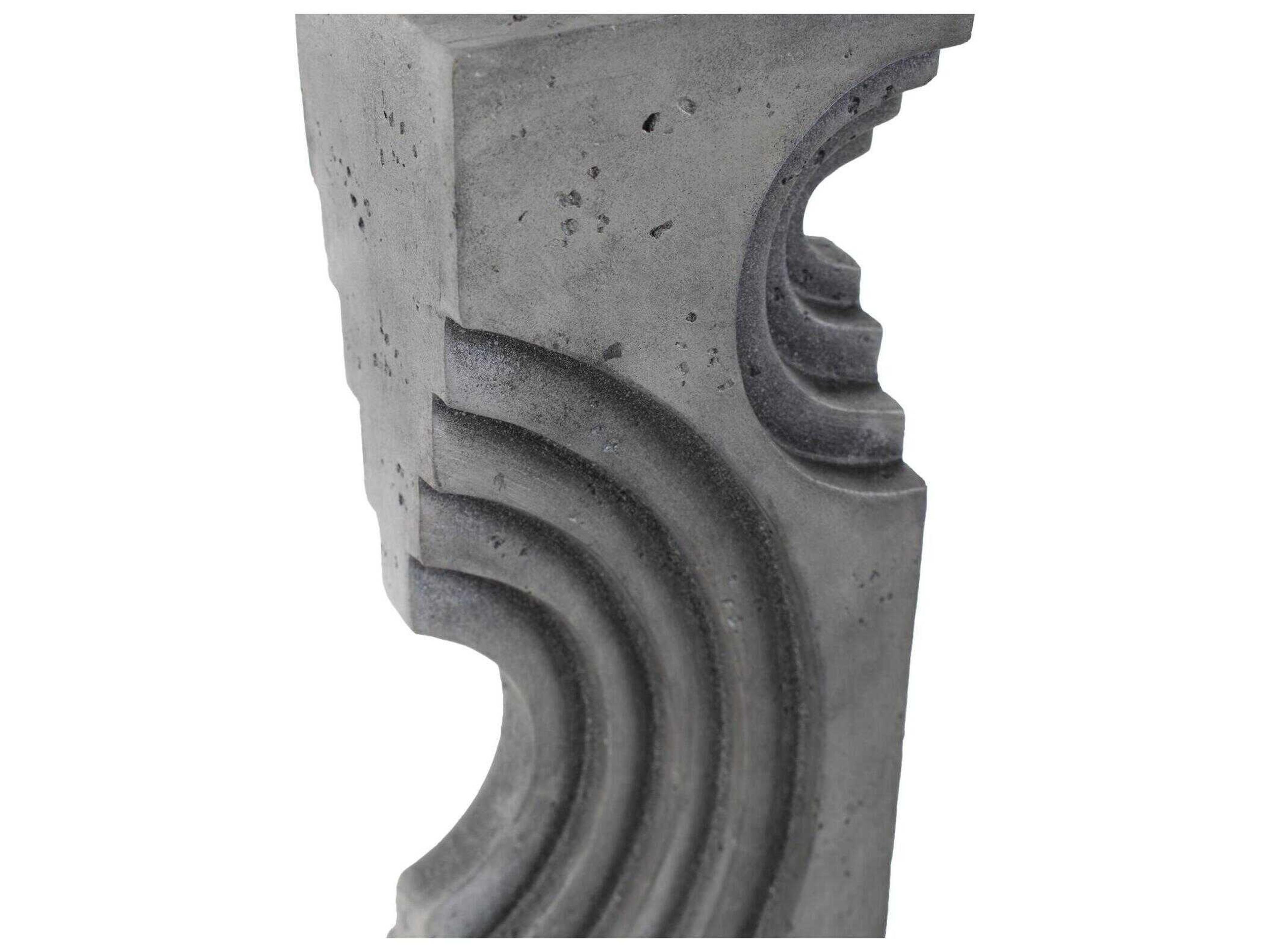 Howard Elliott Cement Gray Elswit Tower Sculpture