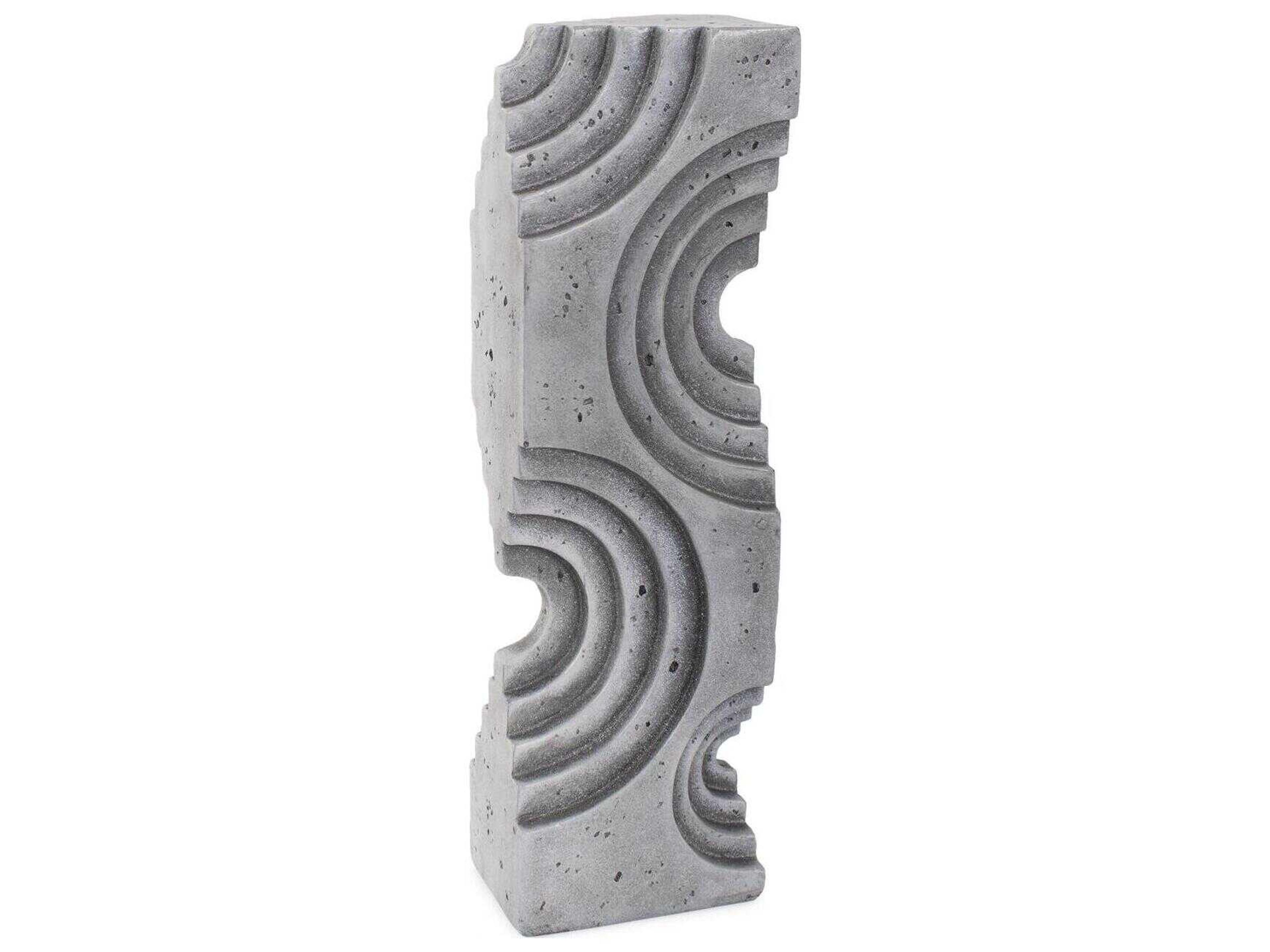 Howard Elliott Cement Gray Elswit Cornice Sculpture