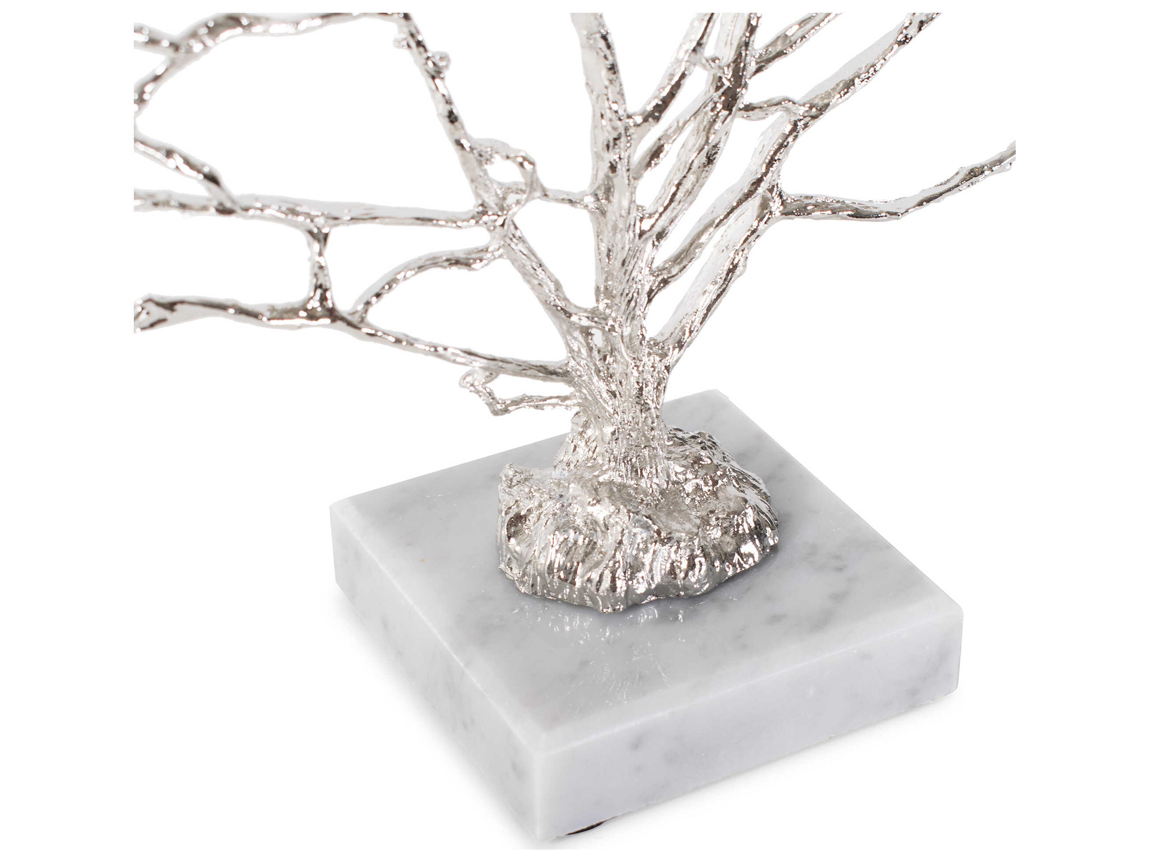 Howard Elliott Silver Leaf Study of Coral Sculpture