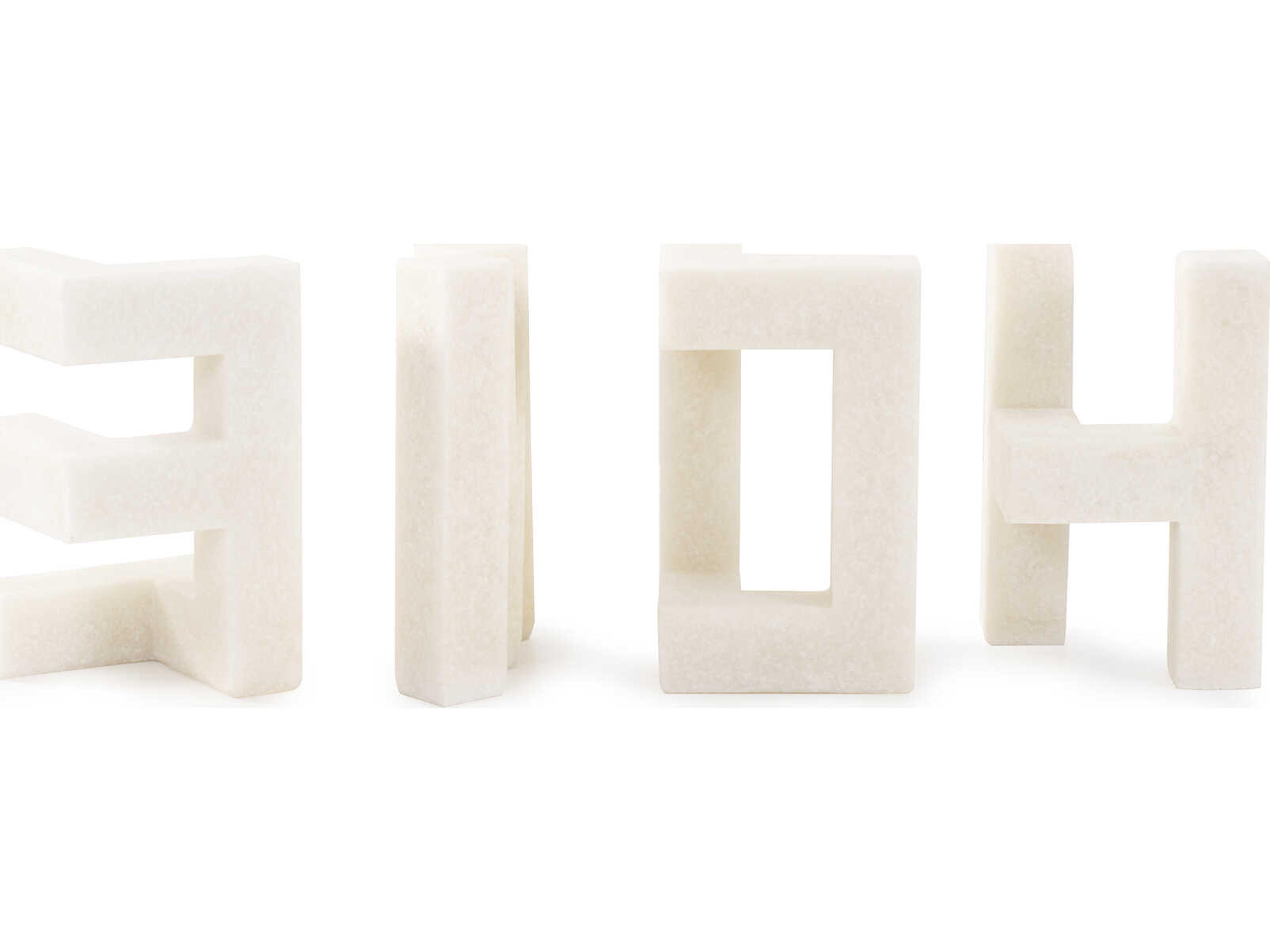 Howard Elliott White Home Is In Heart Sculpture