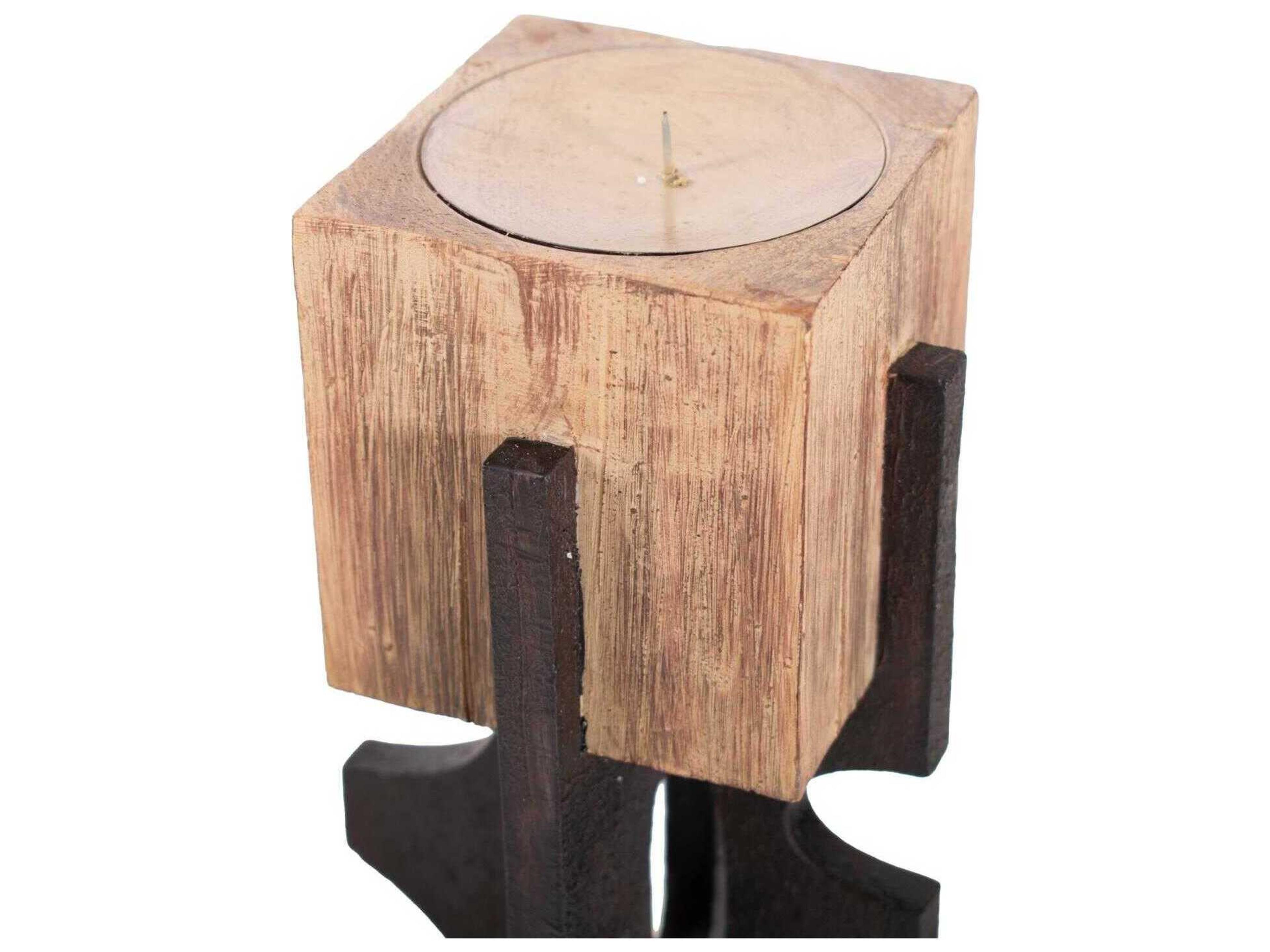 Howard Elliott Sand Cade Architectural Pillar Candle Holder