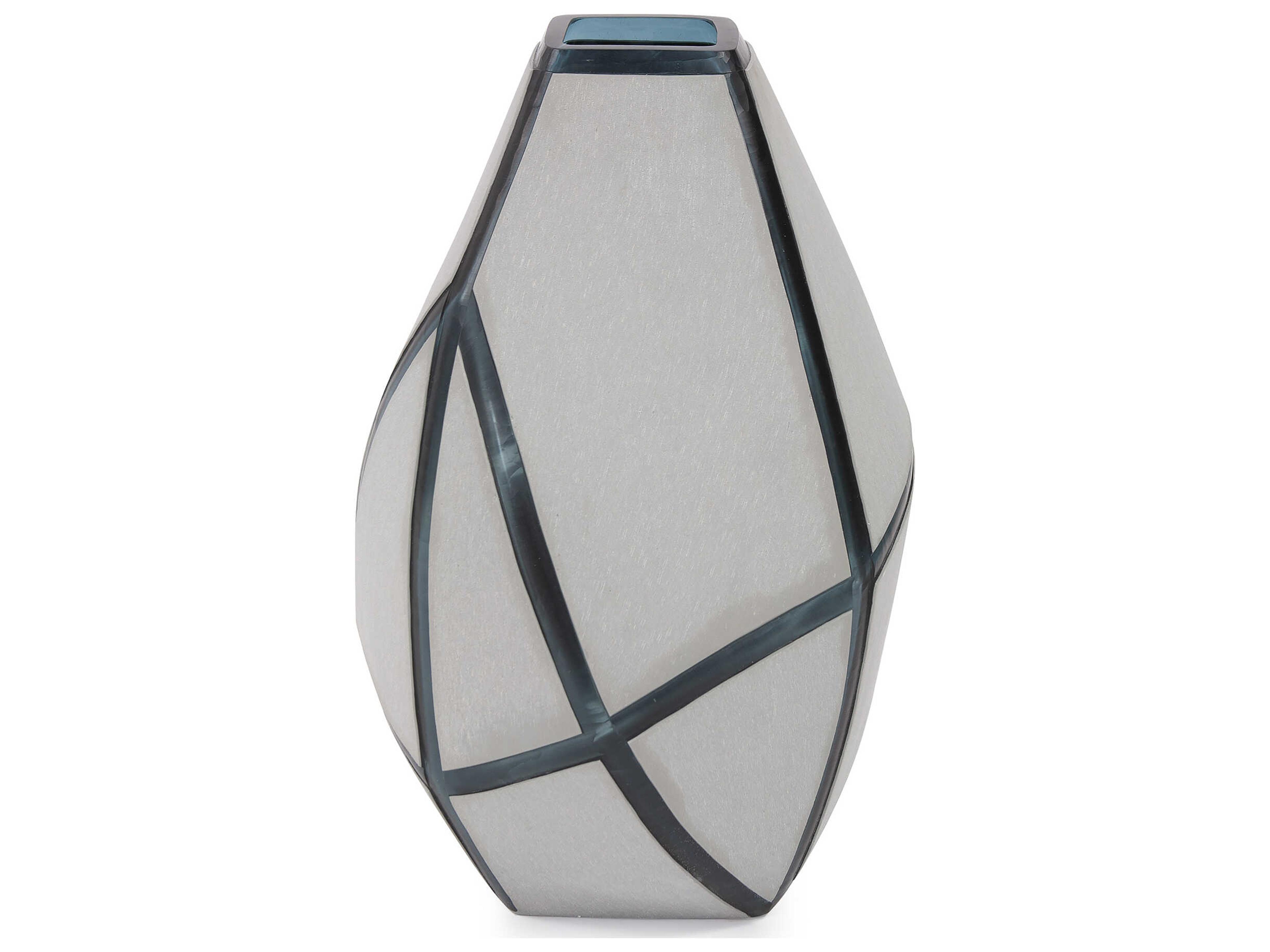 Bain Taupe Deep Aqua Vase