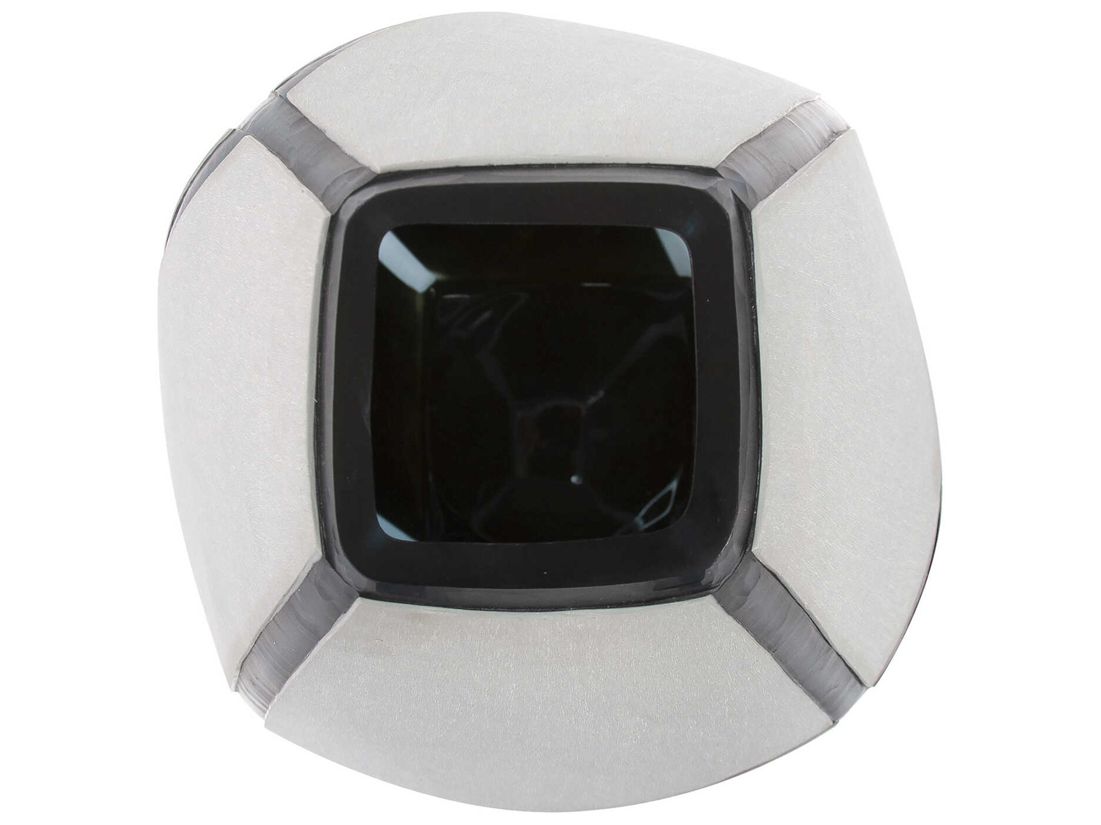 Howard Elliott Bain Taupe Deep Aqua Vase