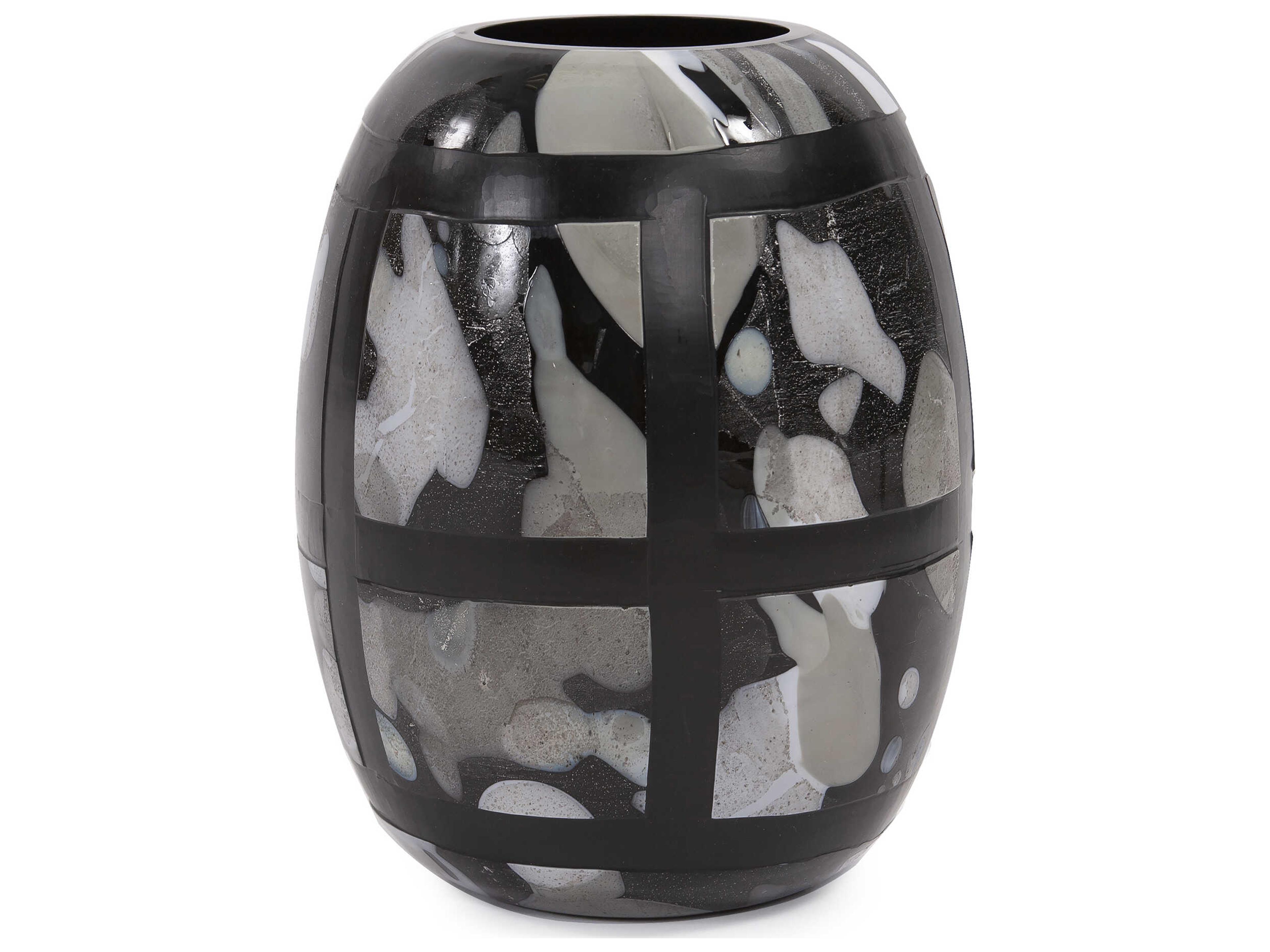 Howard Elliott Marden Black White Vase