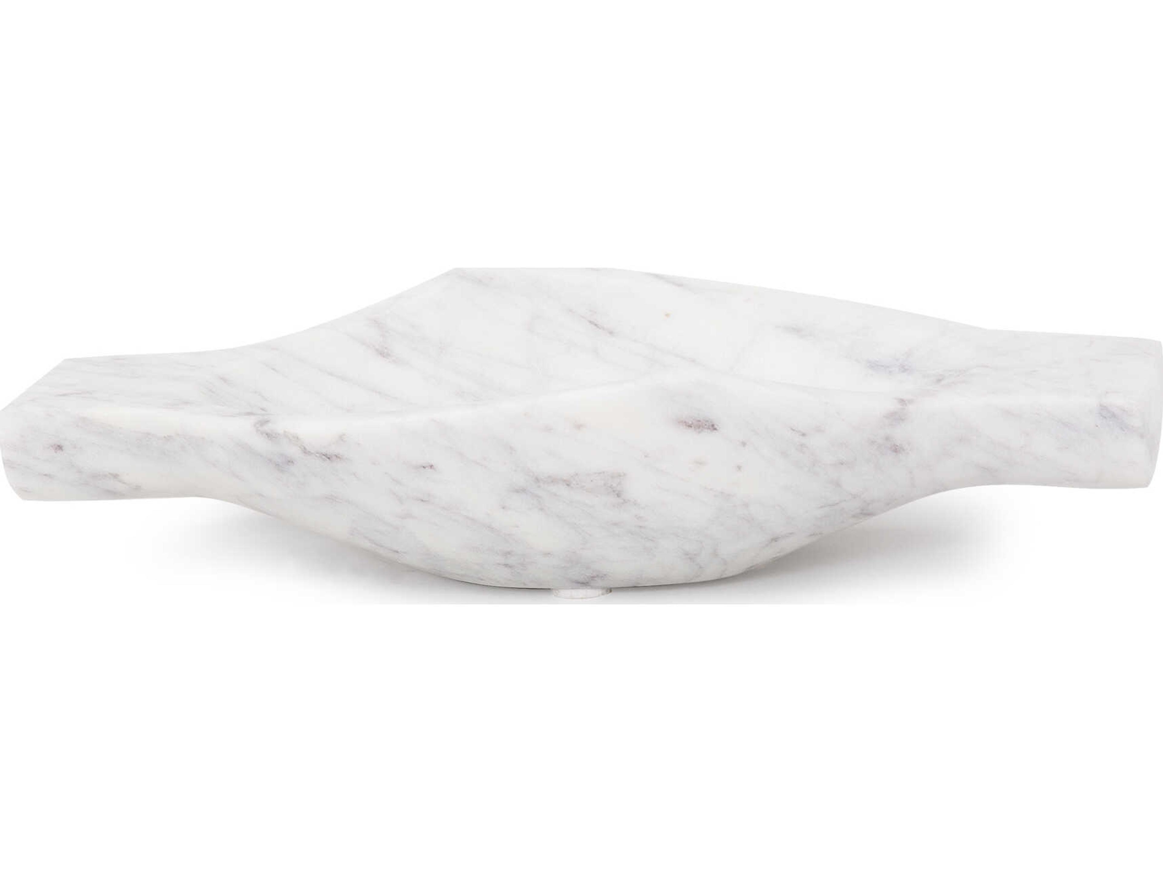 Delvio White Decorative Bowl