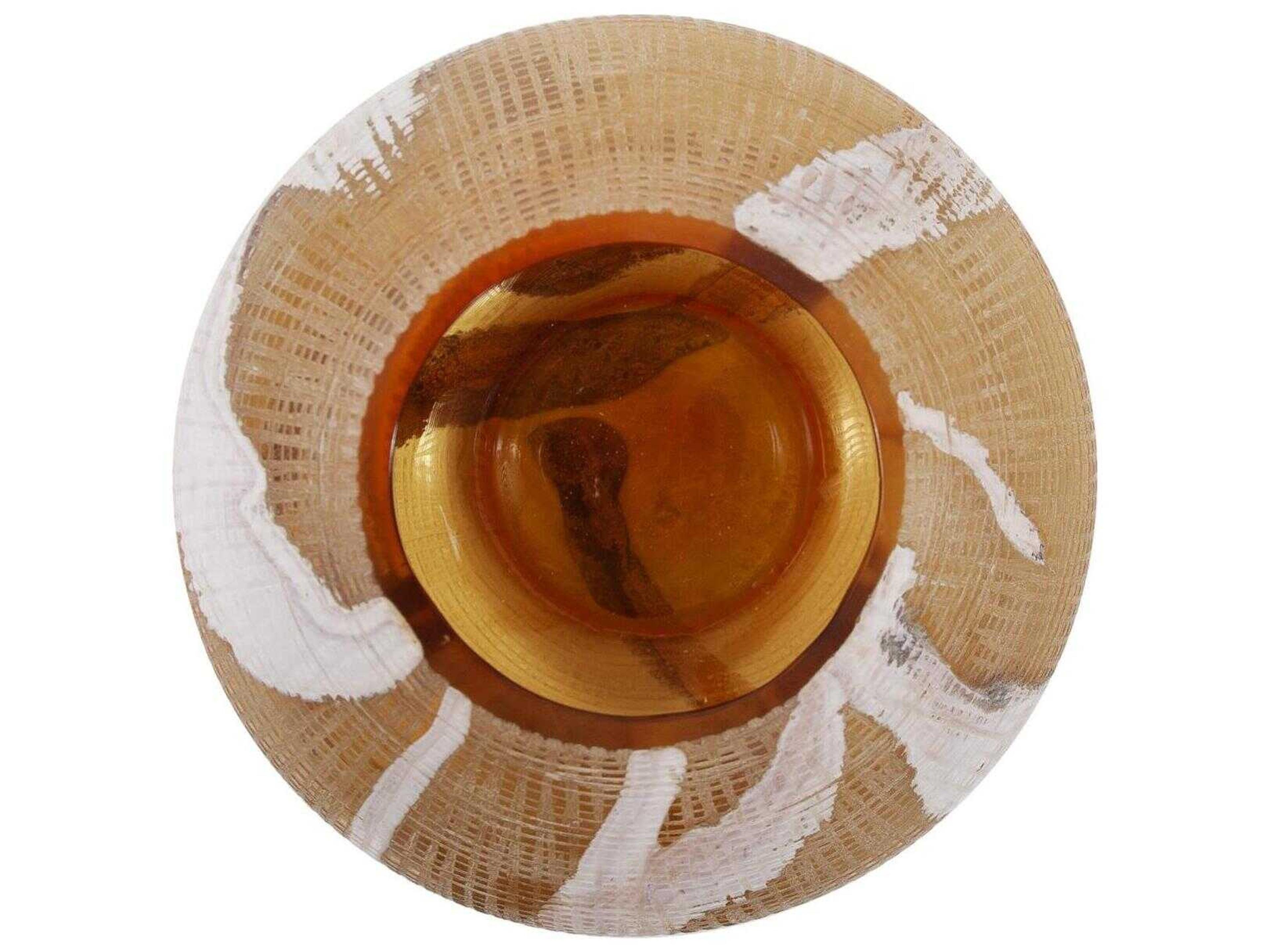 Howard Elliott Gustav Amber Vase