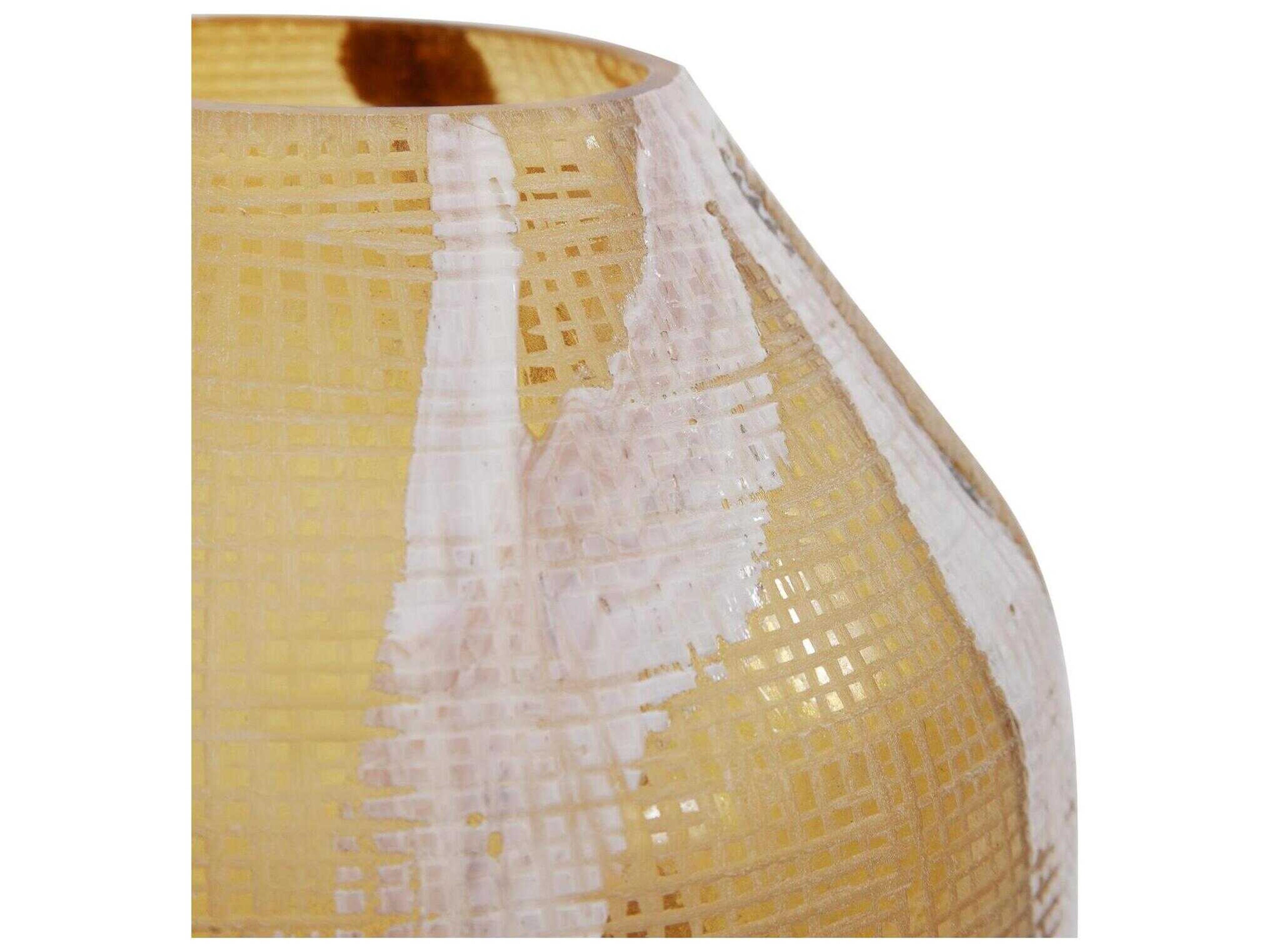 Howard Elliott Gustav Amber Vase