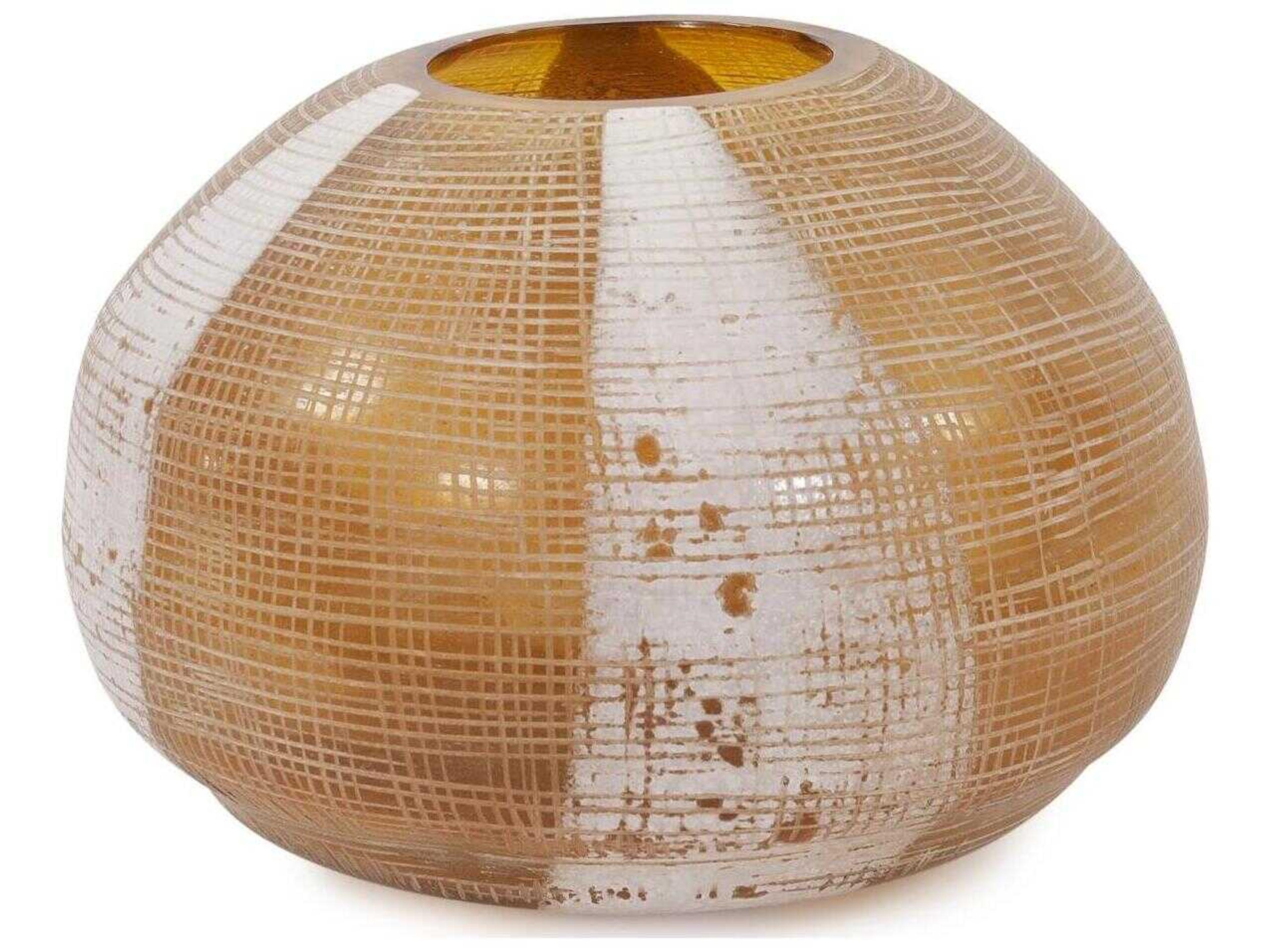 Howard Elliott Gustav Amber Vase