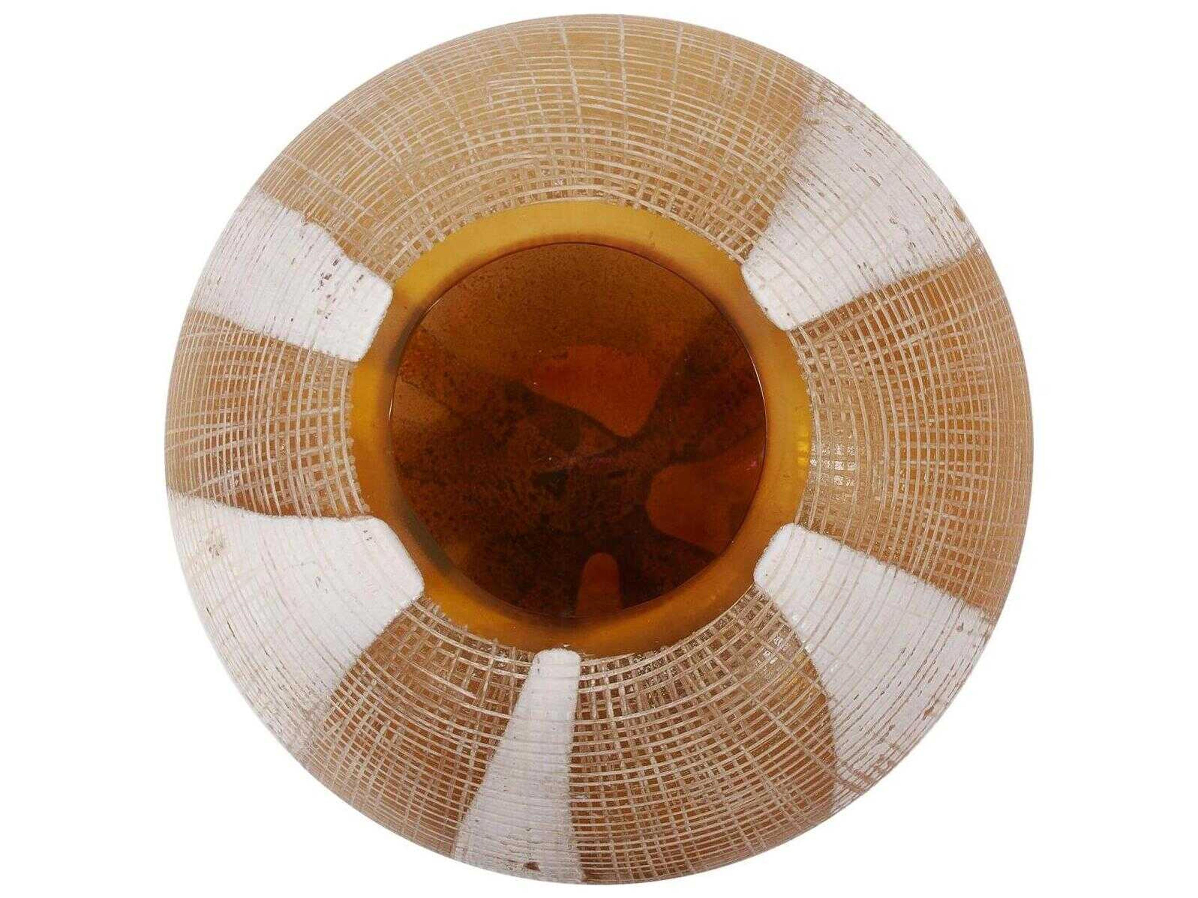 Howard Elliott Gustav Amber Vase