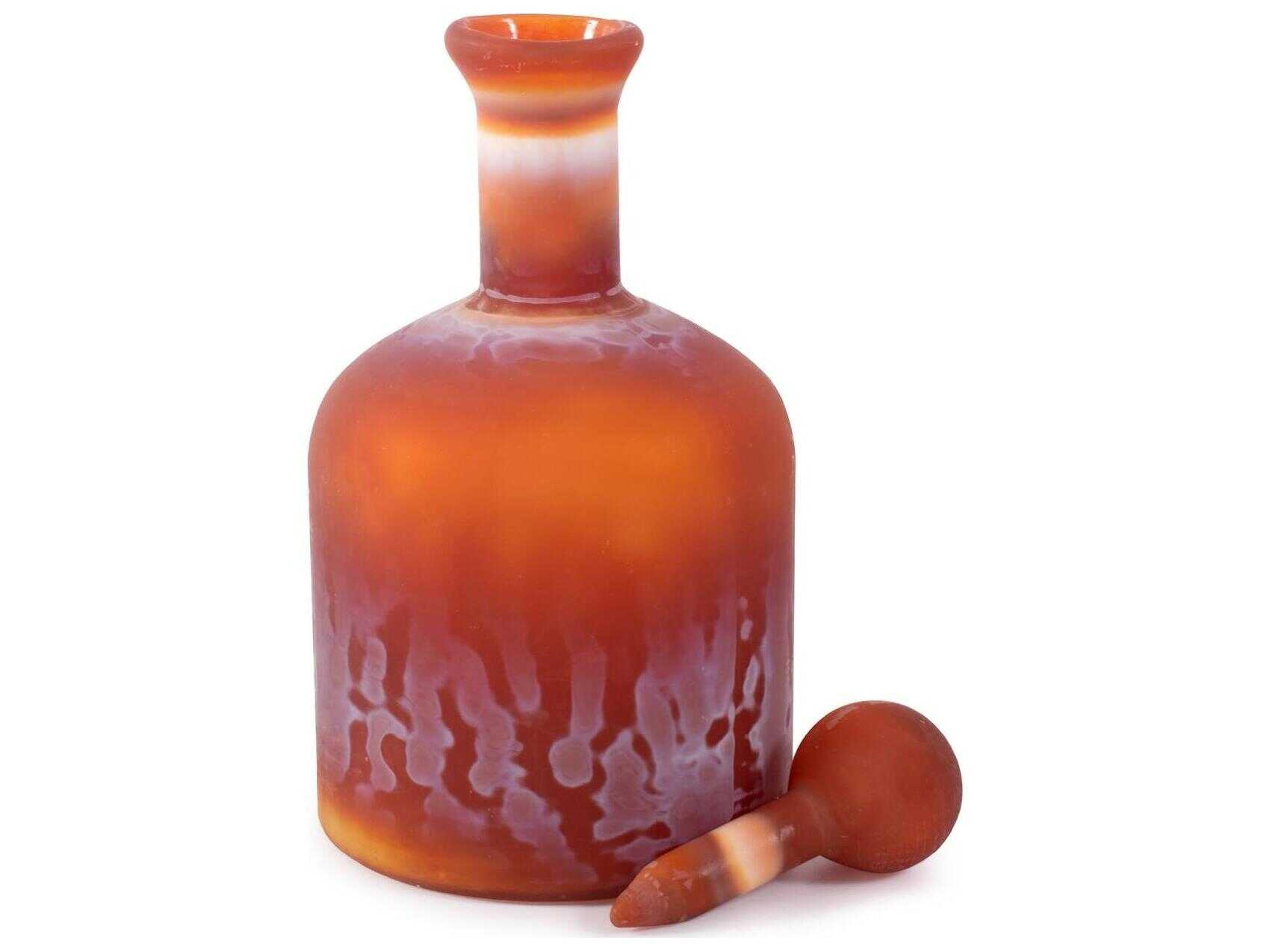 Howard Elliott Mercer Tangerine Vase