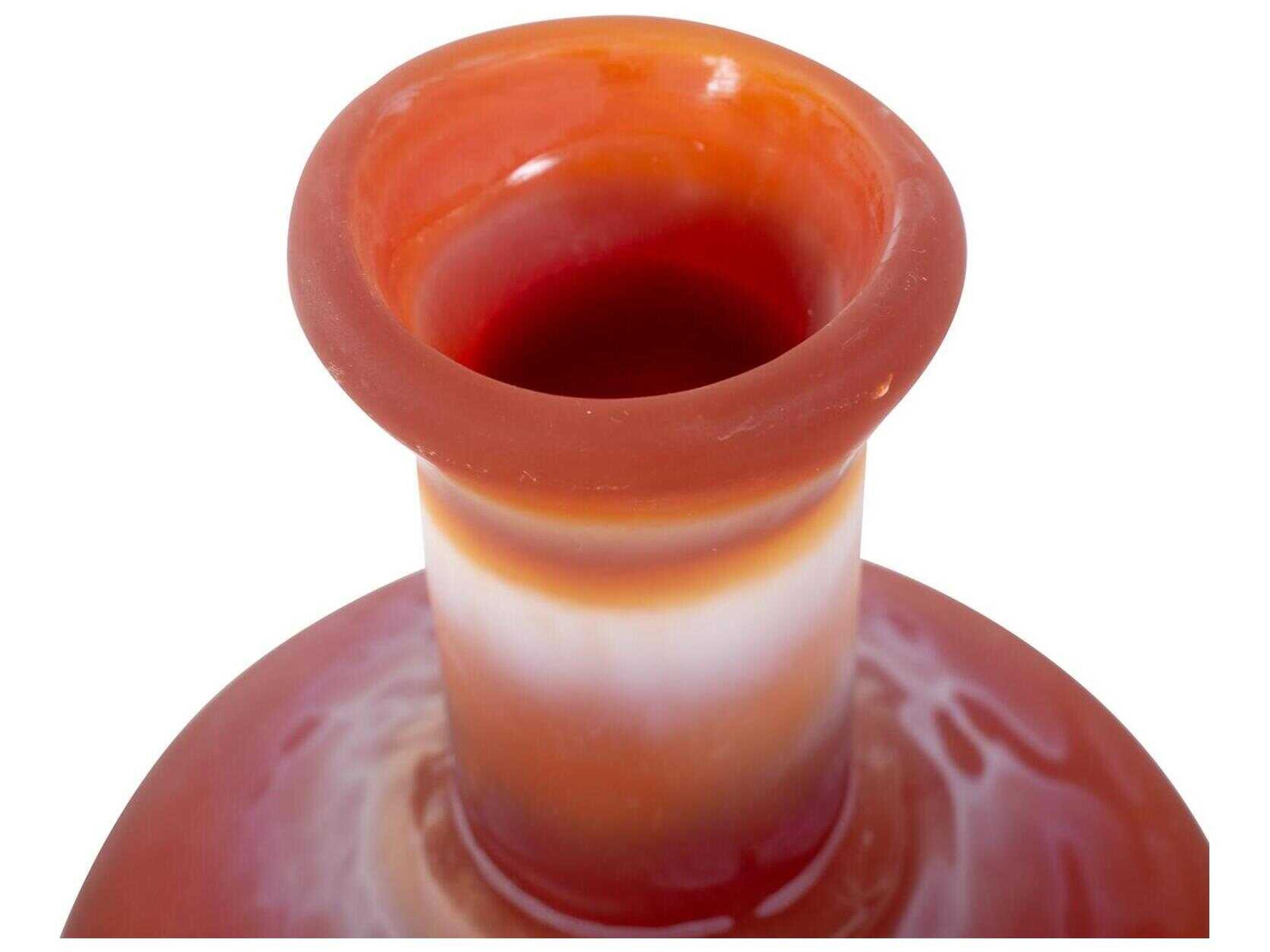 Howard Elliott Mercer Tangerine Vase