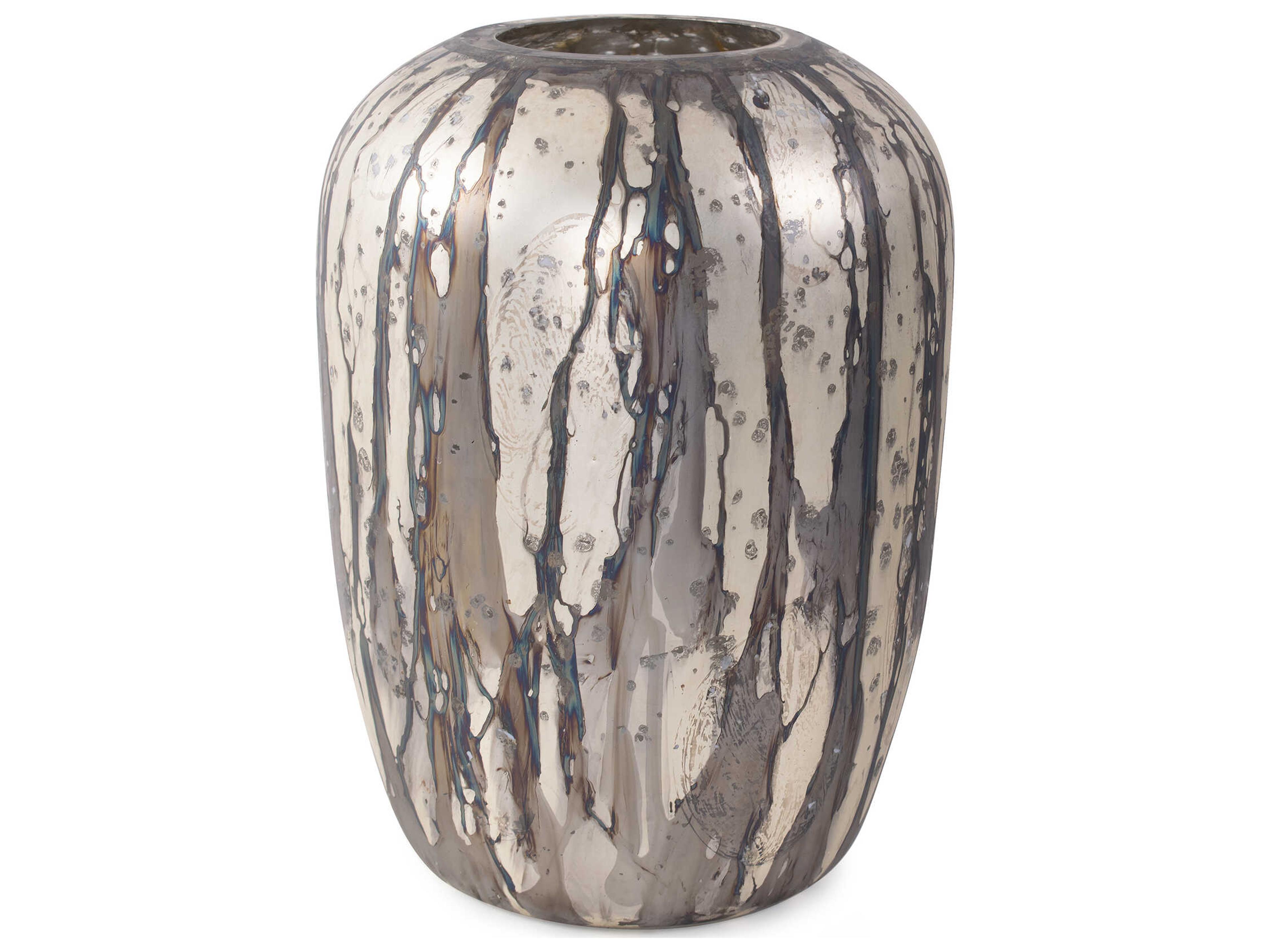 Howard Elliott Callisto Silver Brown Vase