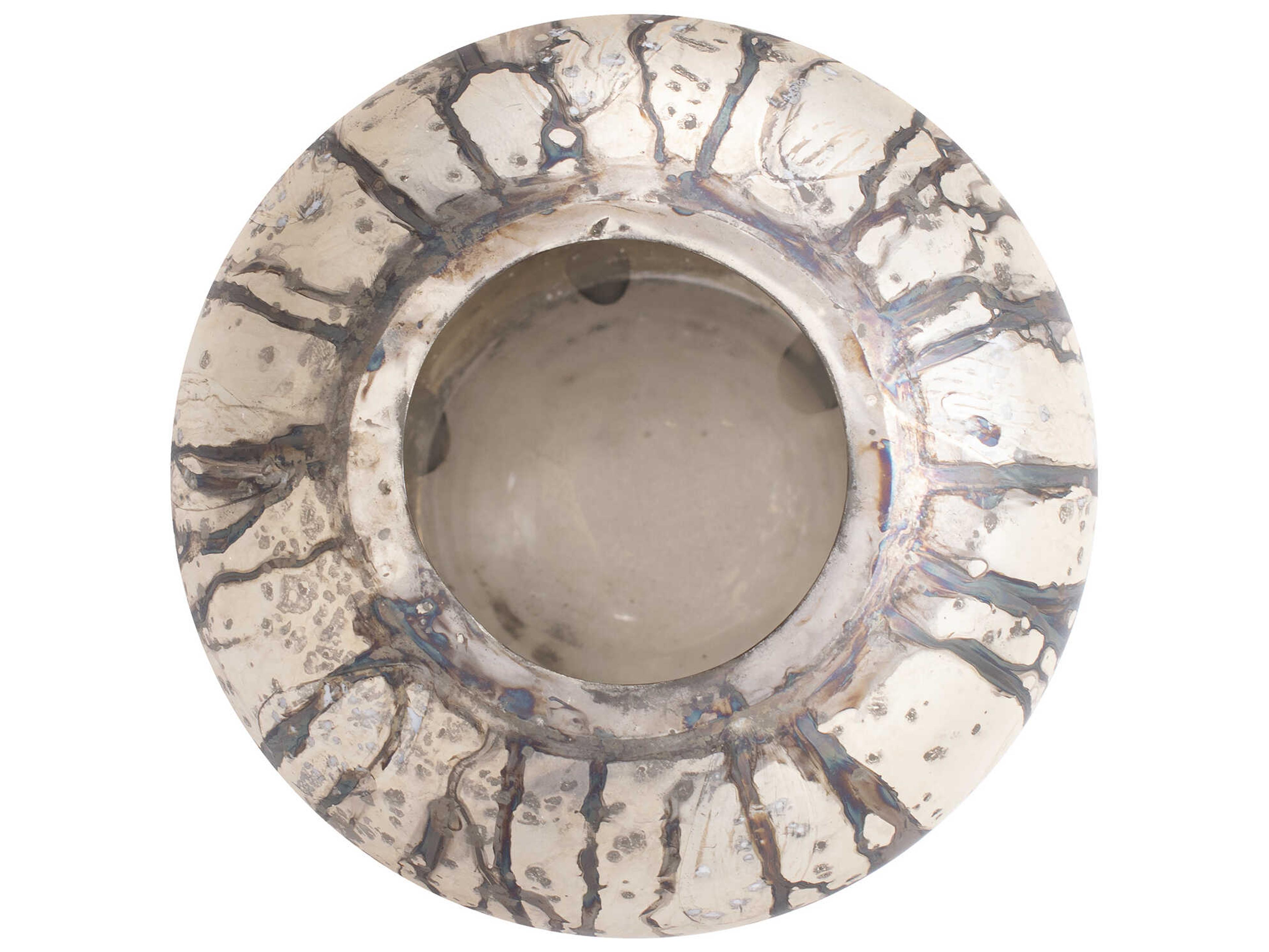 Howard Elliott Callisto Silver Brown Vase