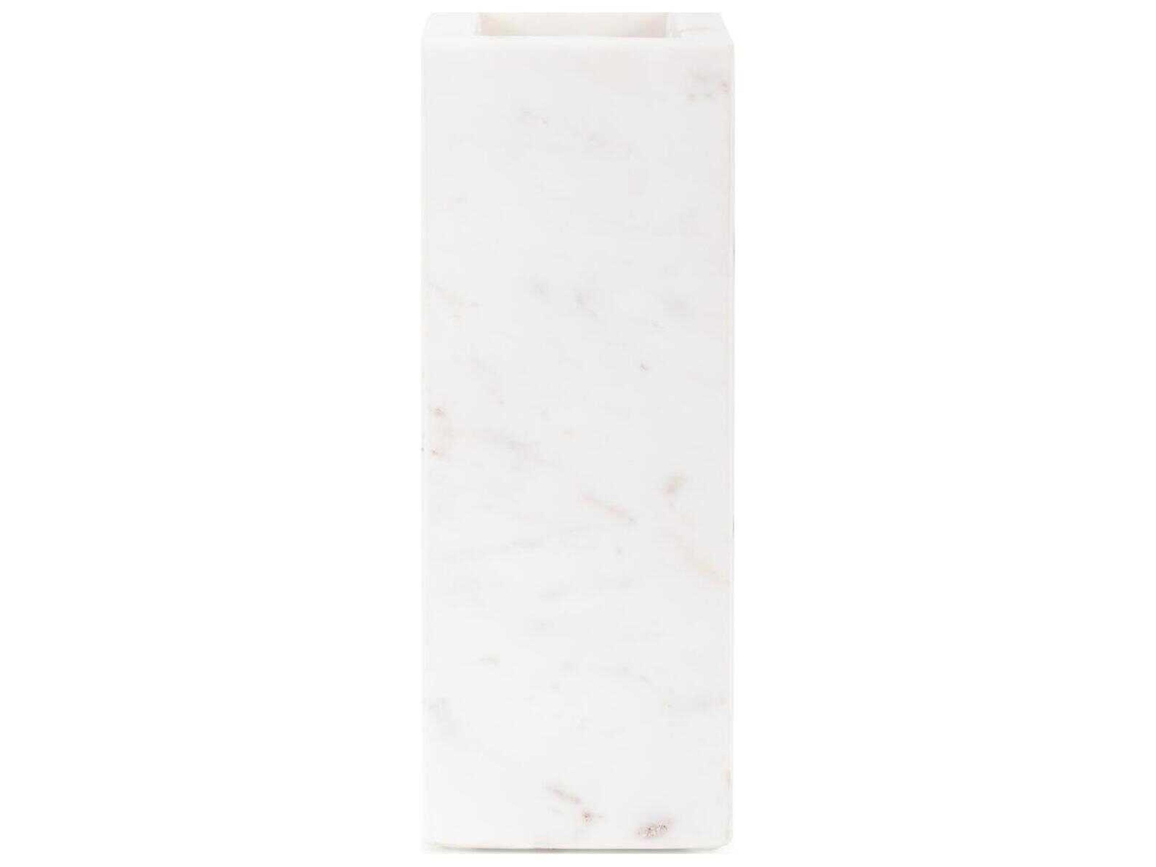 Howard Elliott Brunner White Brass Vase