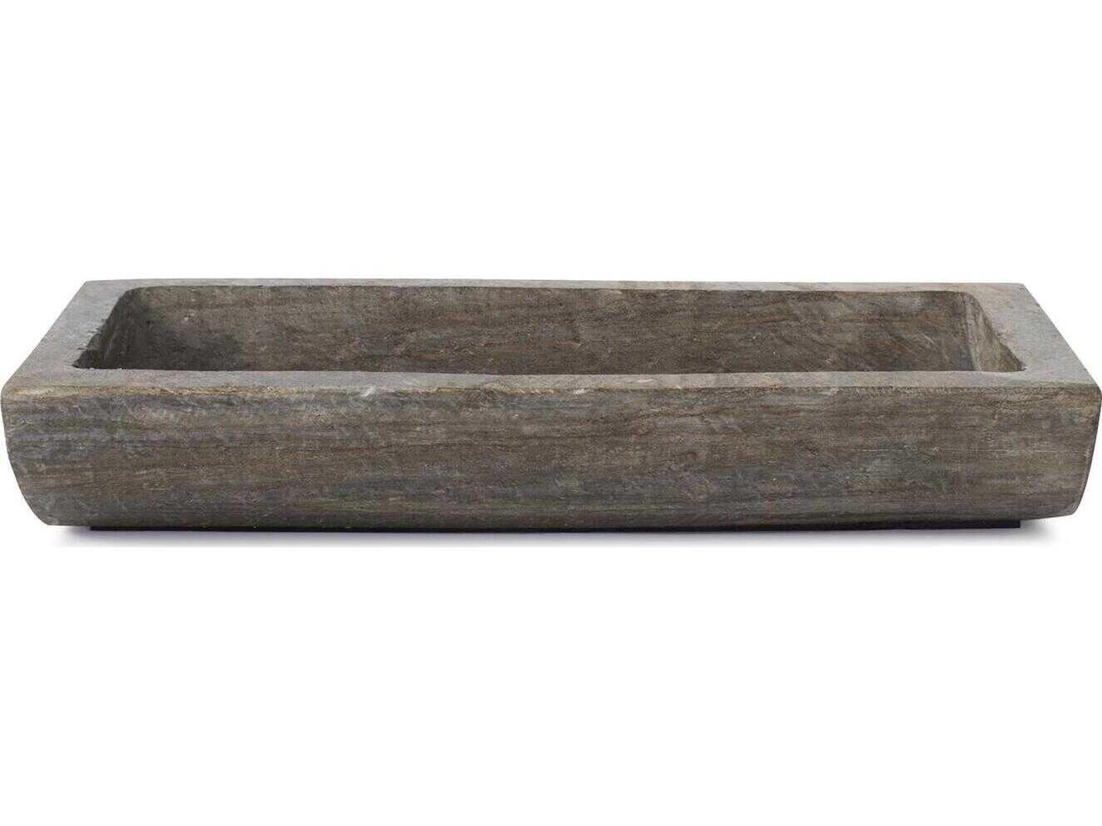 Howard Elliott Dinorwic Gray Taupe Serving Tray