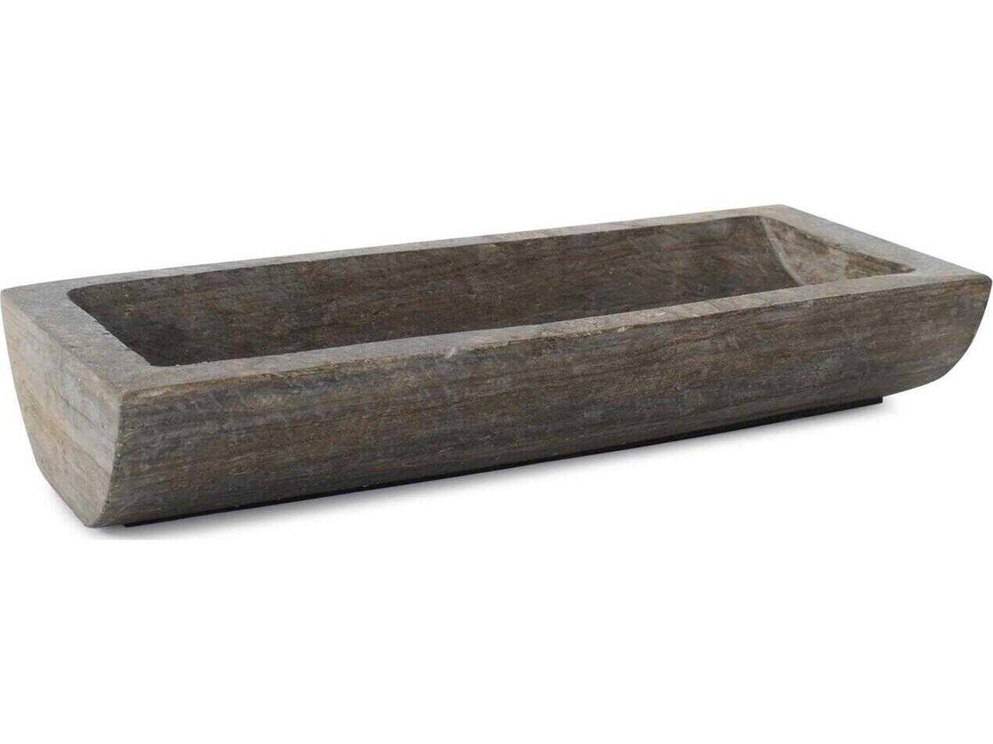 Howard Elliott Dinorwic Gray Taupe Serving Tray