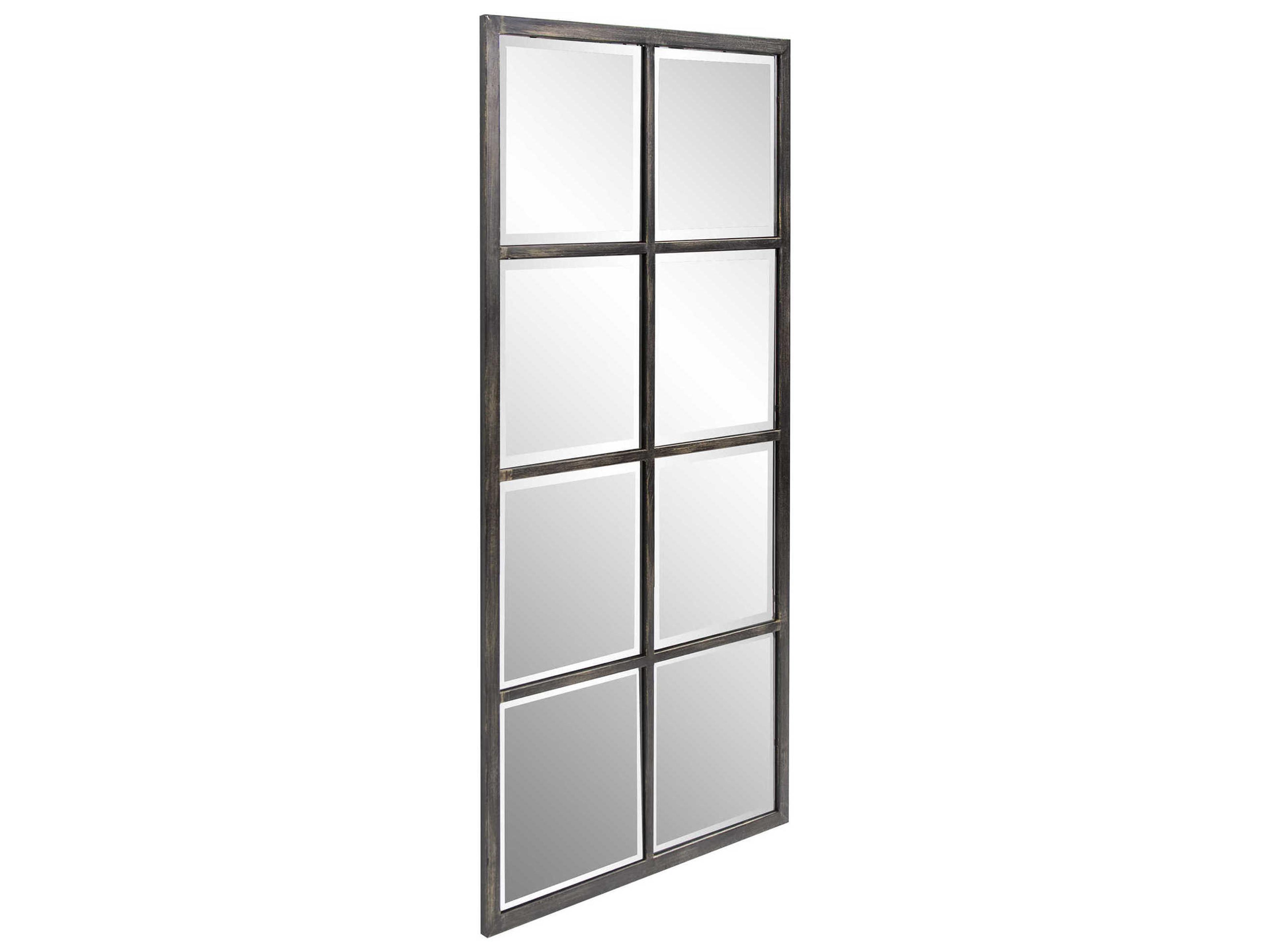 Howard Elliott Atrium Oil Rubbed Bronze Rectangular Wall Mirror