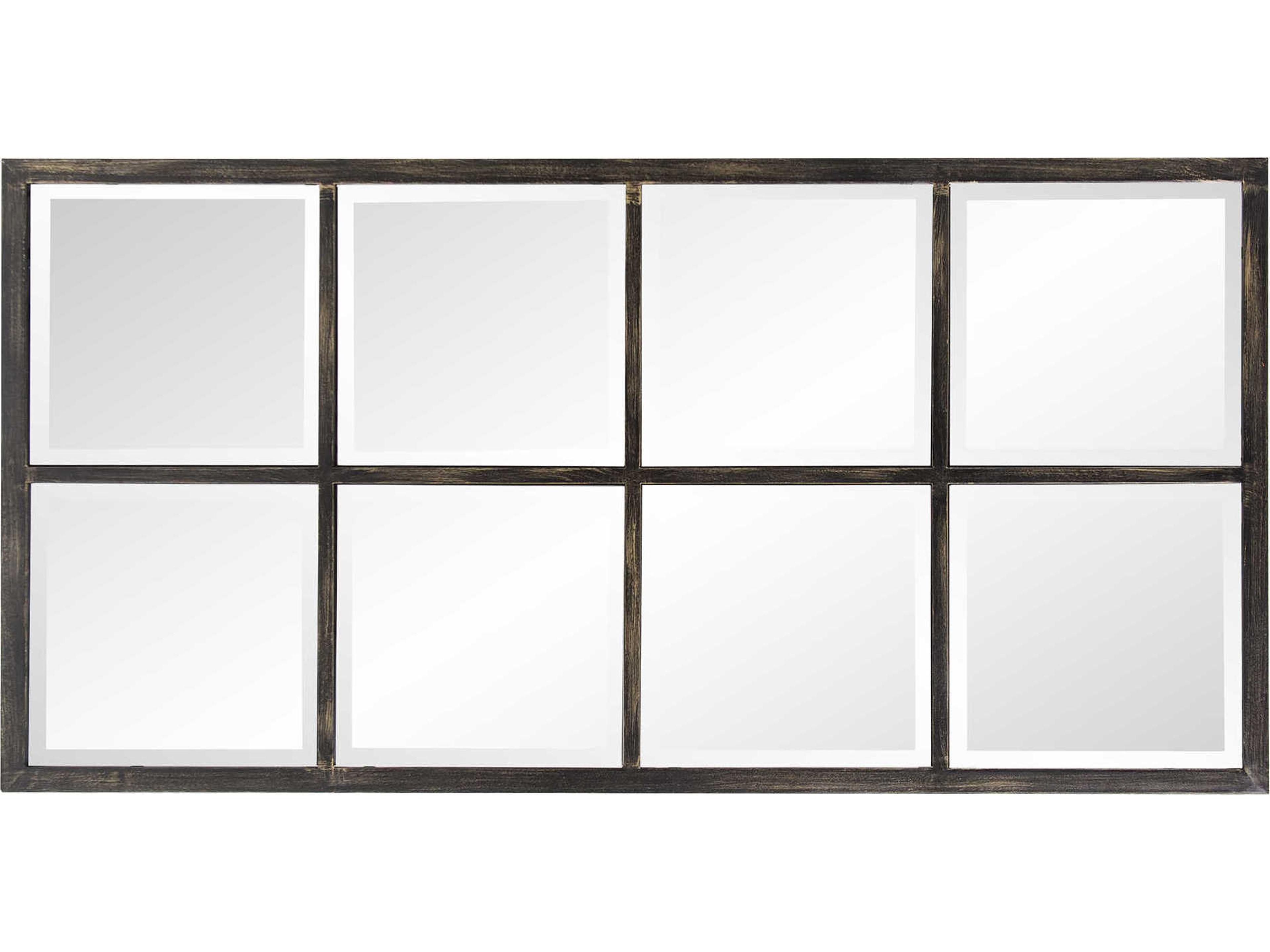 Howard Elliott Atrium Oil Rubbed Bronze Rectangular Wall Mirror