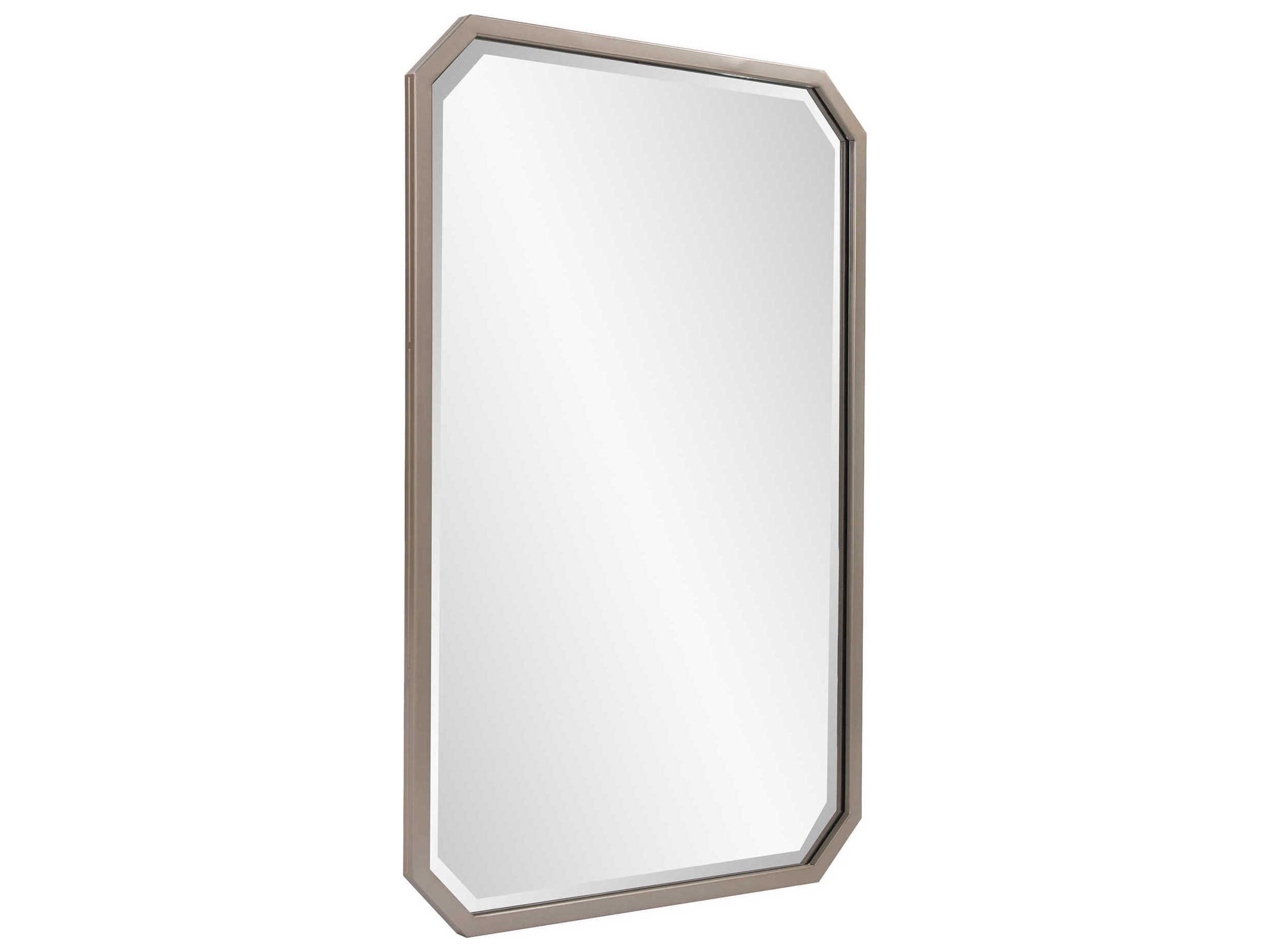 Howard Elliott Londyn Champagne Silver Rectangular Wall Mirror