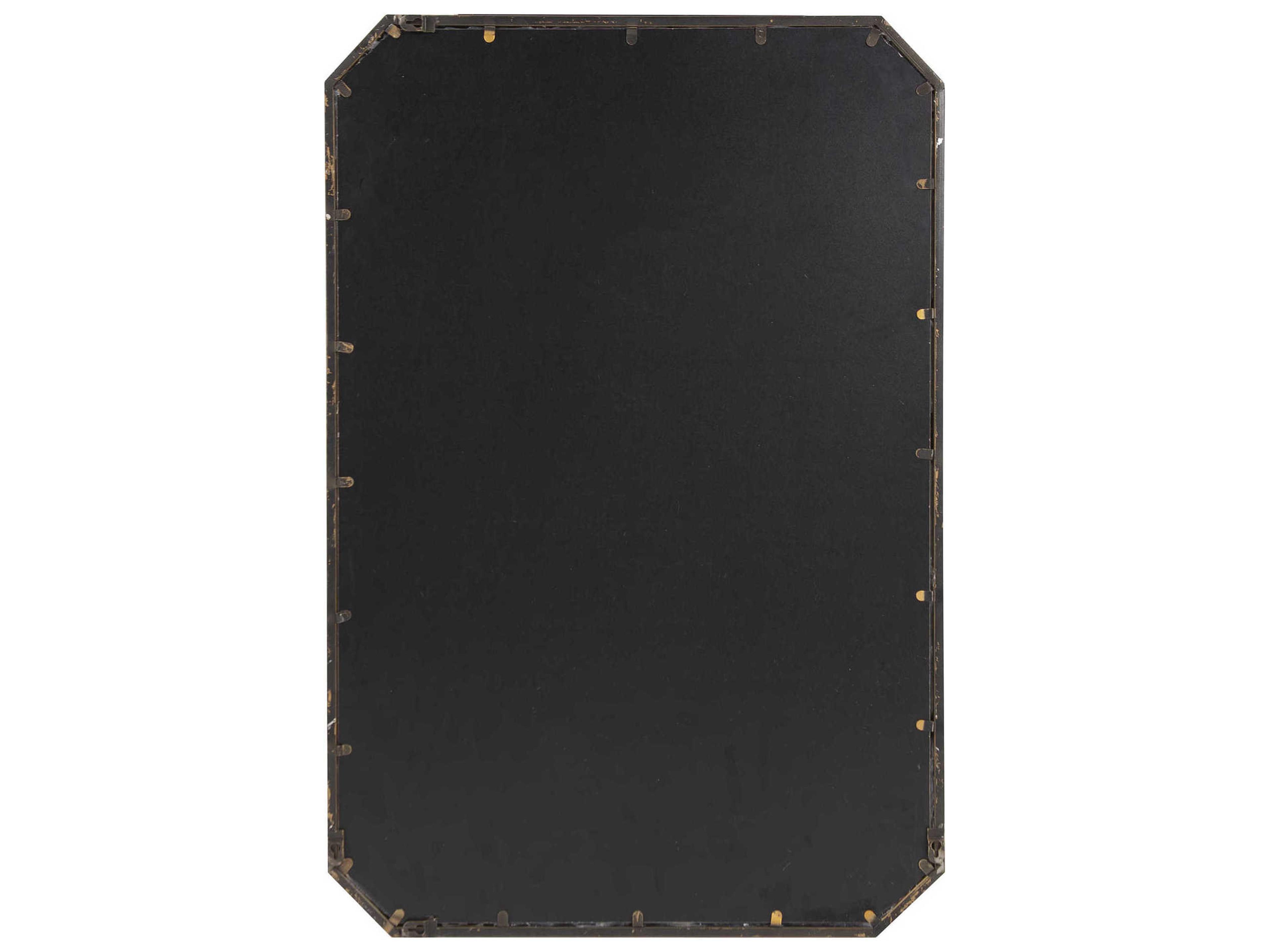 Howard Elliott Londyn Champagne Silver Rectangular Wall Mirror