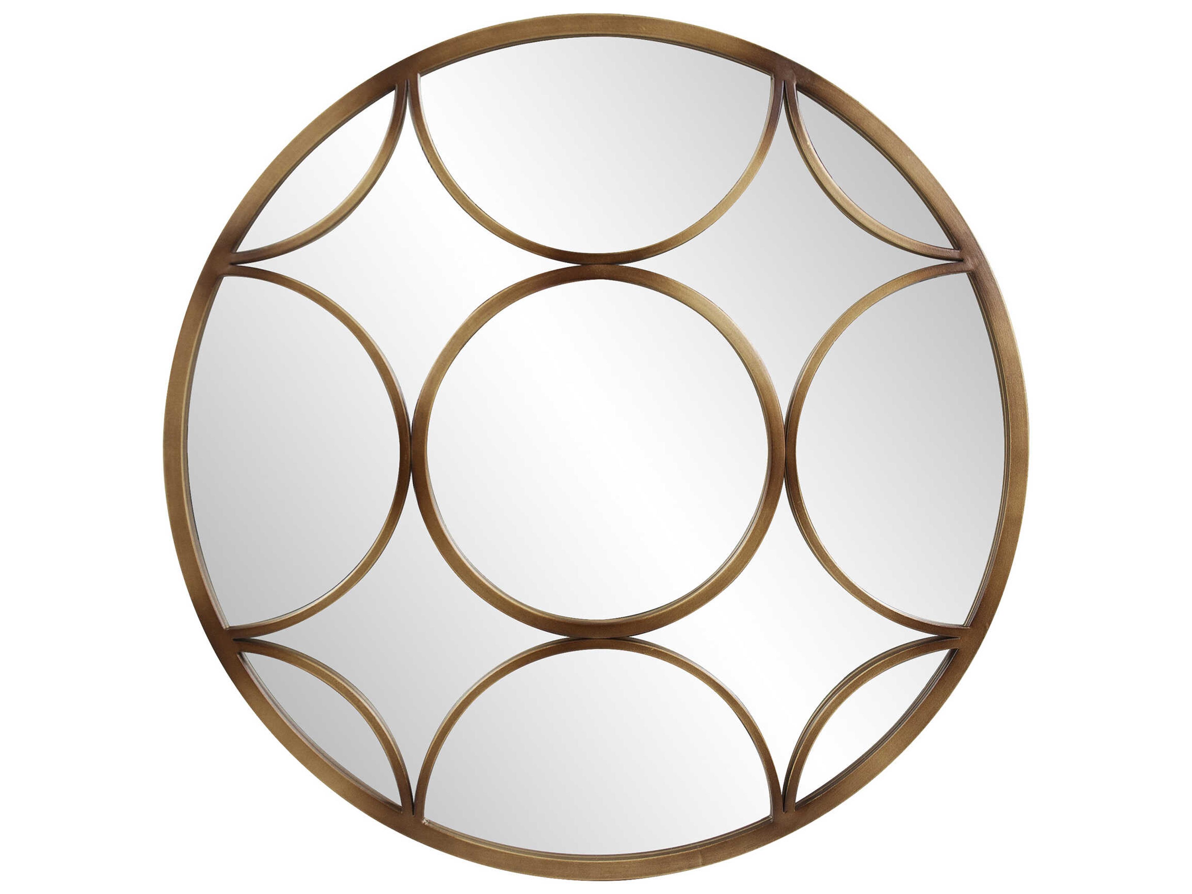 Carlisle Matte Bronze Round Wall Mirror