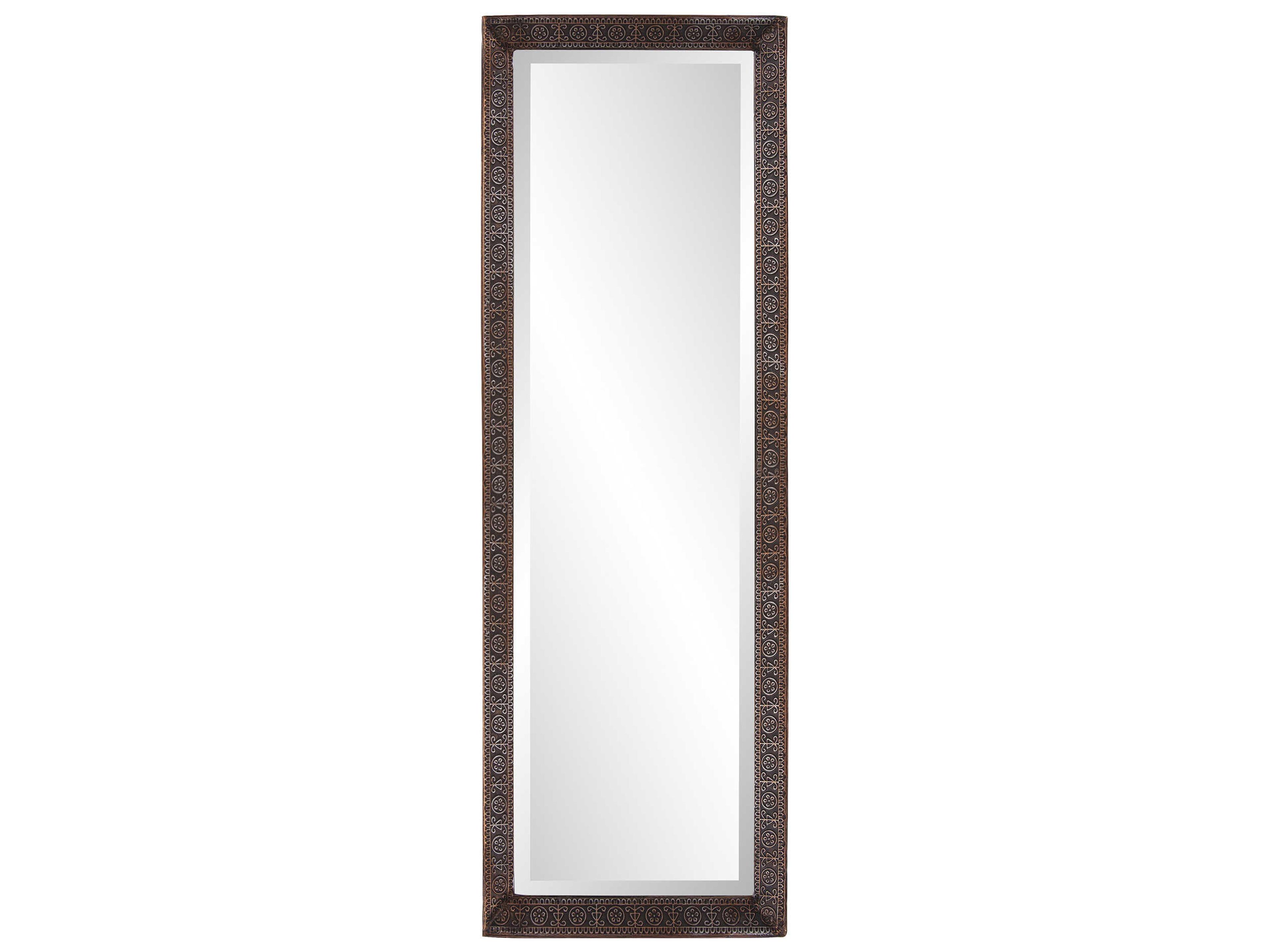 Lancaster Antiqued Bronze Rectangular Wall Mirror