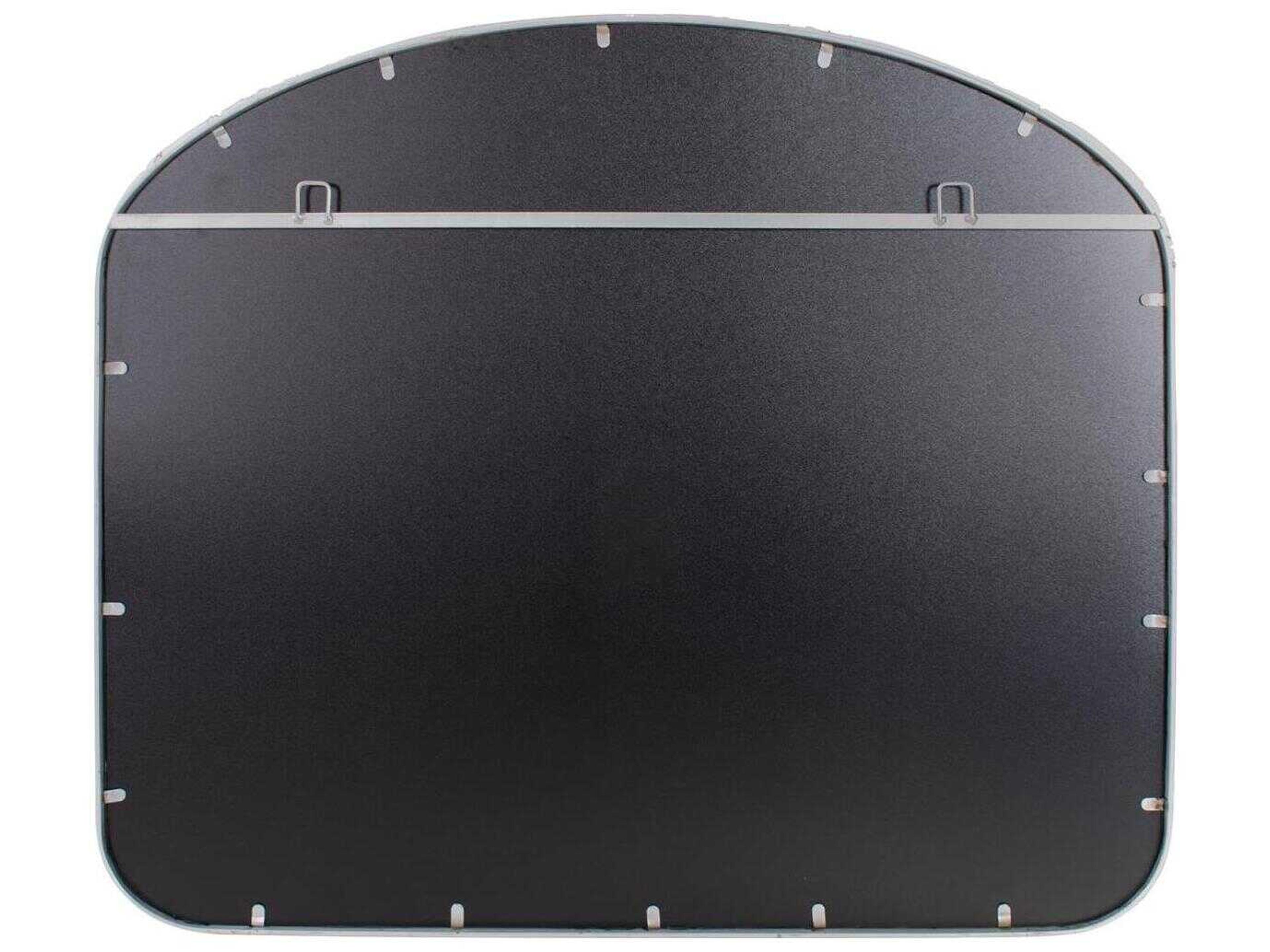 Howard Elliott Marius Arched Antique Silver Wall Mirror