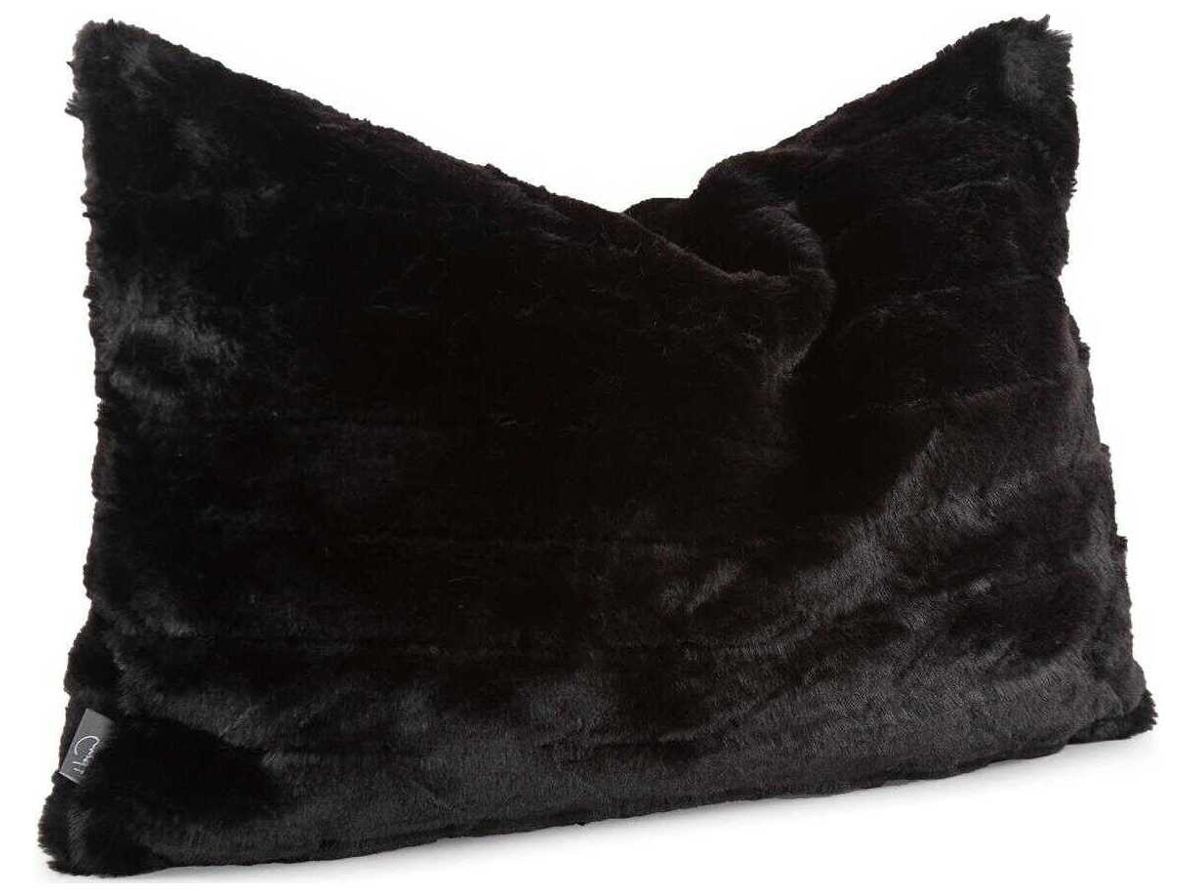 Angora Ebony Pillow