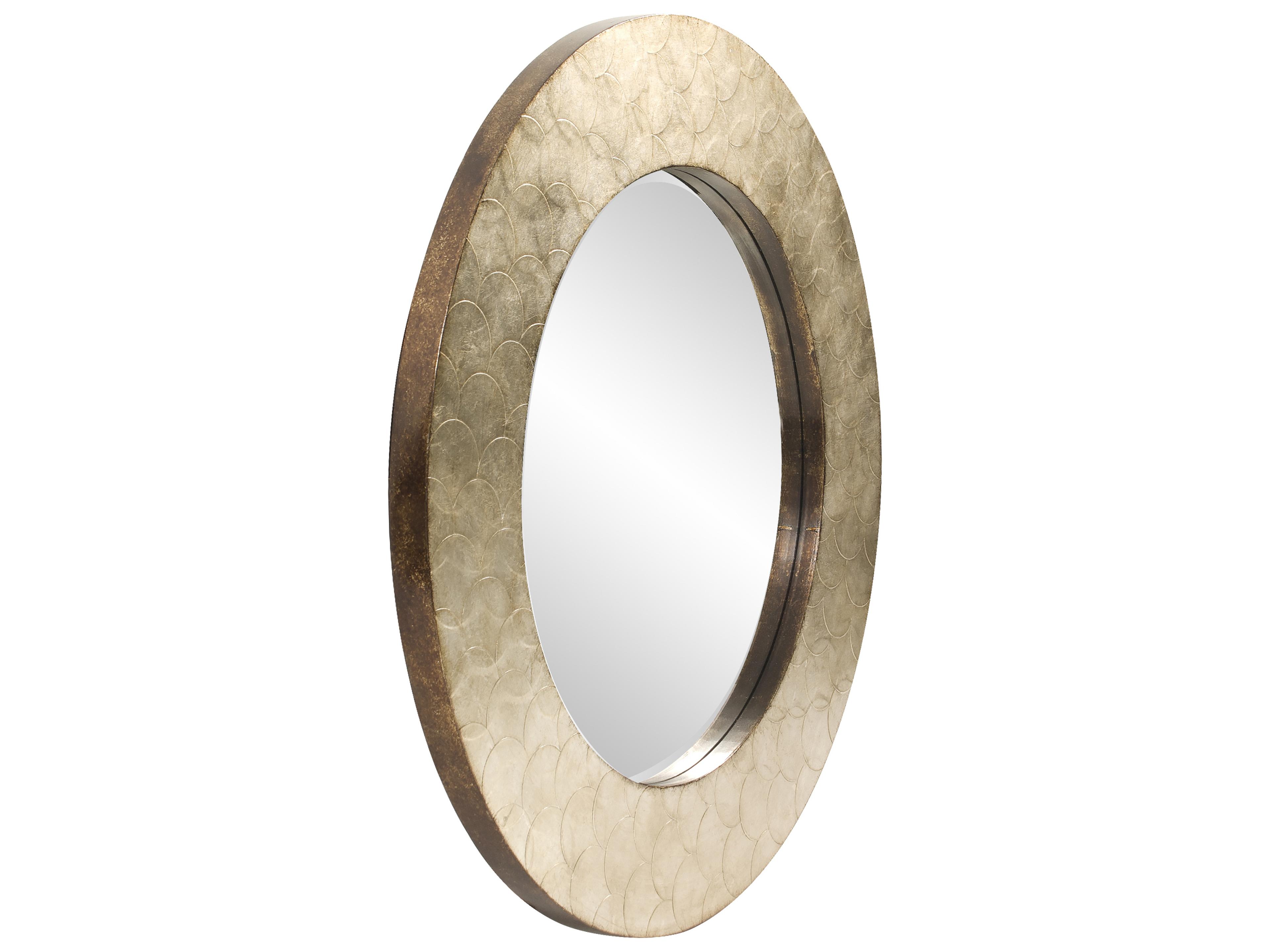 Howard Elliott Camelot Champagne Silver / Bronze Wall Mirror