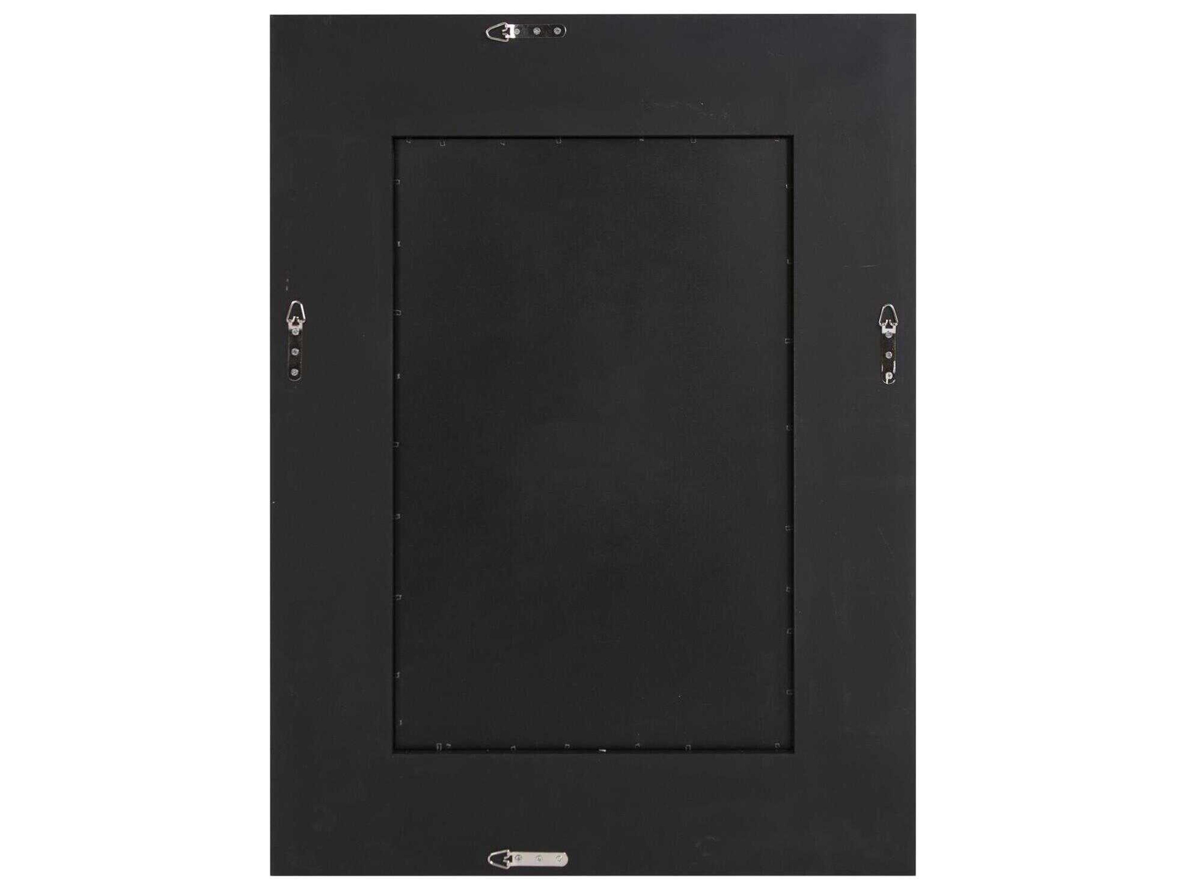 Howard Elliott Cavalier Gray Rectangular Wall Mirror